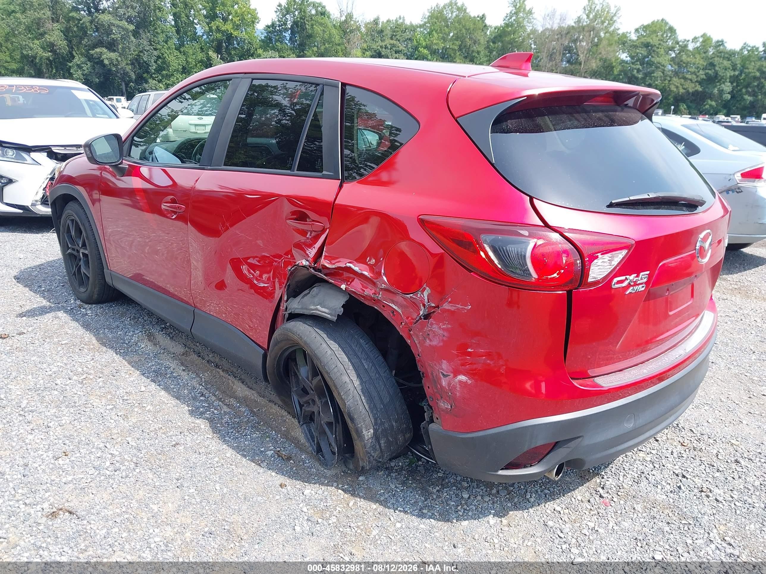 2014 Mazda Cx-5 Gt Red vin: JM3KE4DY3E0405978
