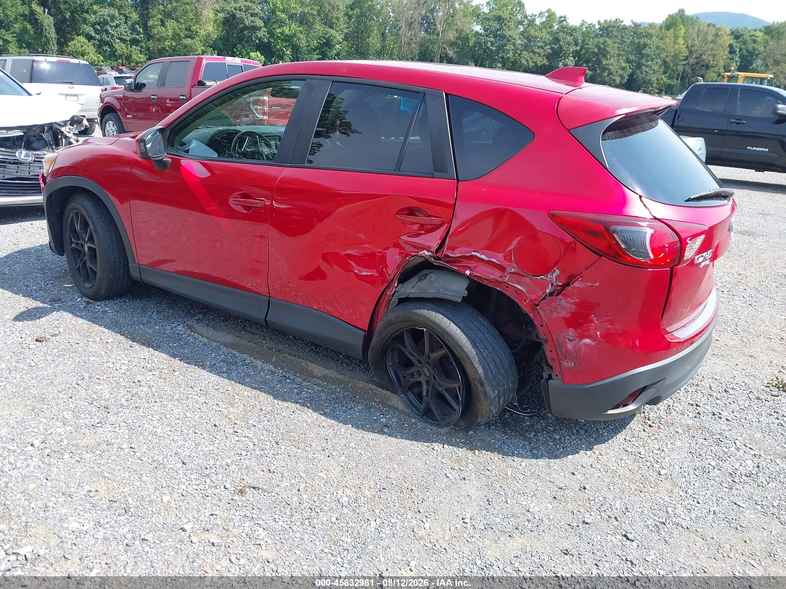 2014 Mazda Cx-5 Gt Red vin: JM3KE4DY3E0405978