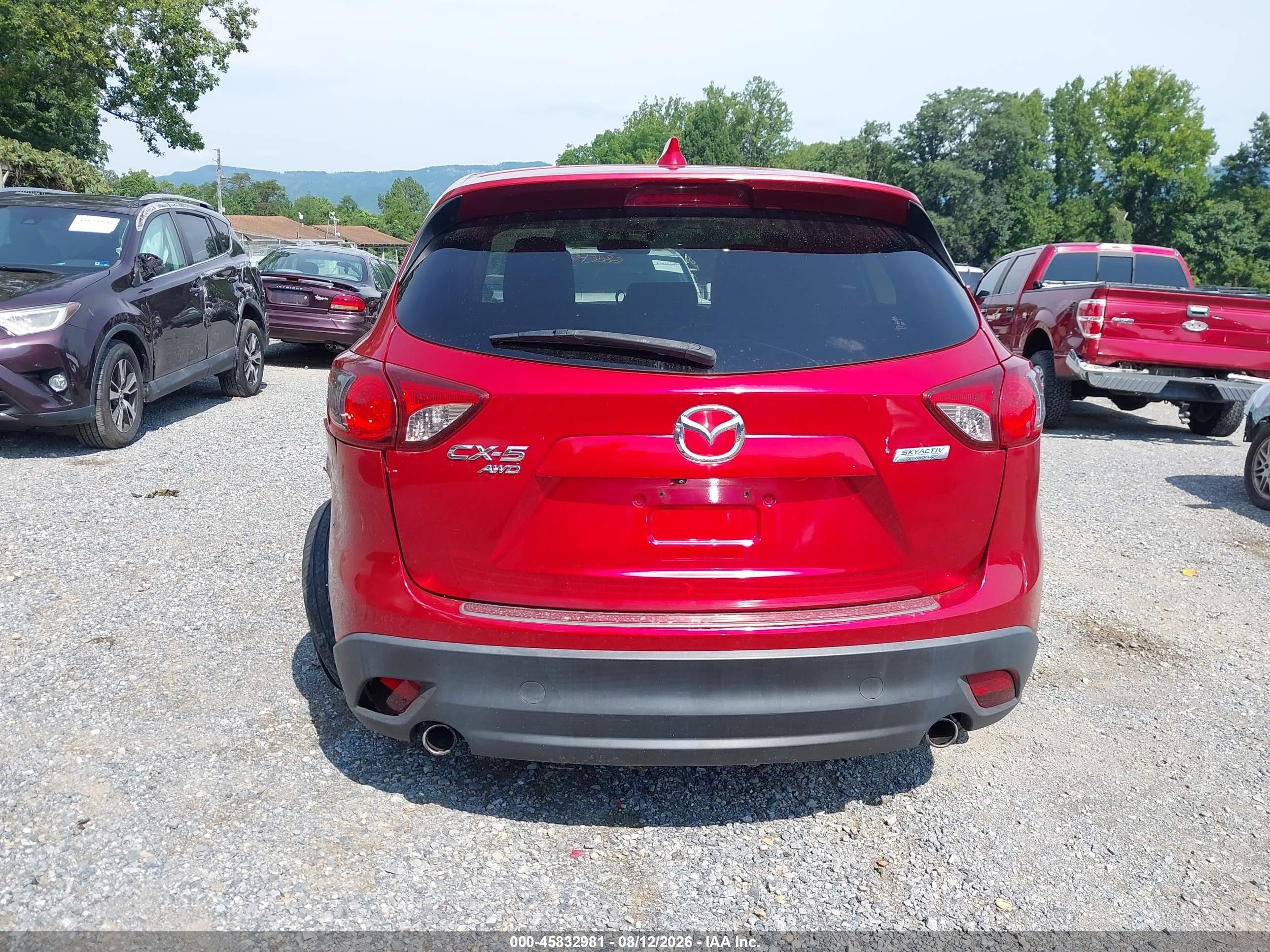 2014 Mazda Cx-5 Gt Red vin: JM3KE4DY3E0405978