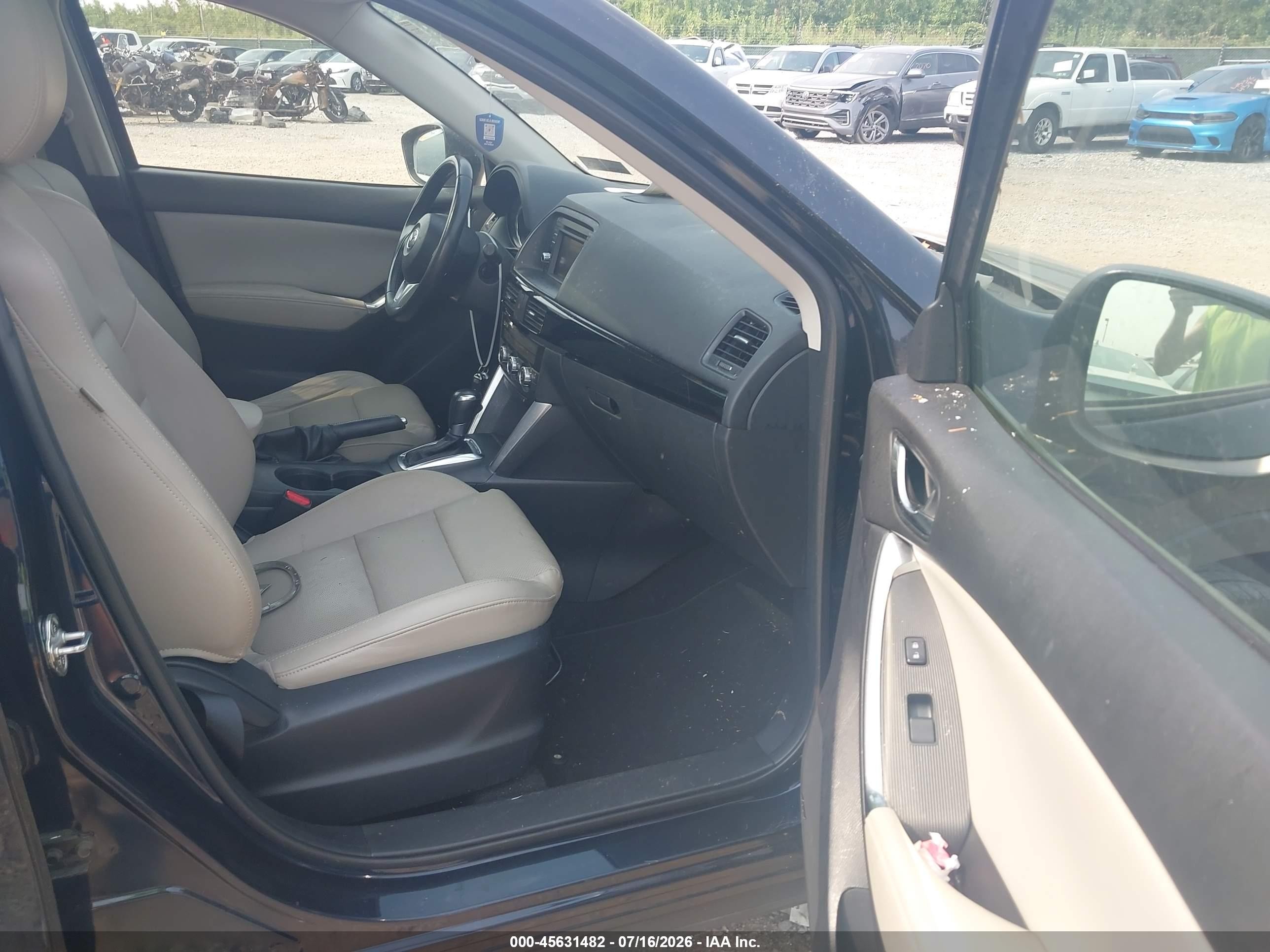 2015 Mazda Cx-5 Grand Touring Dark Blue vin: JM3KE4DY3F0433958