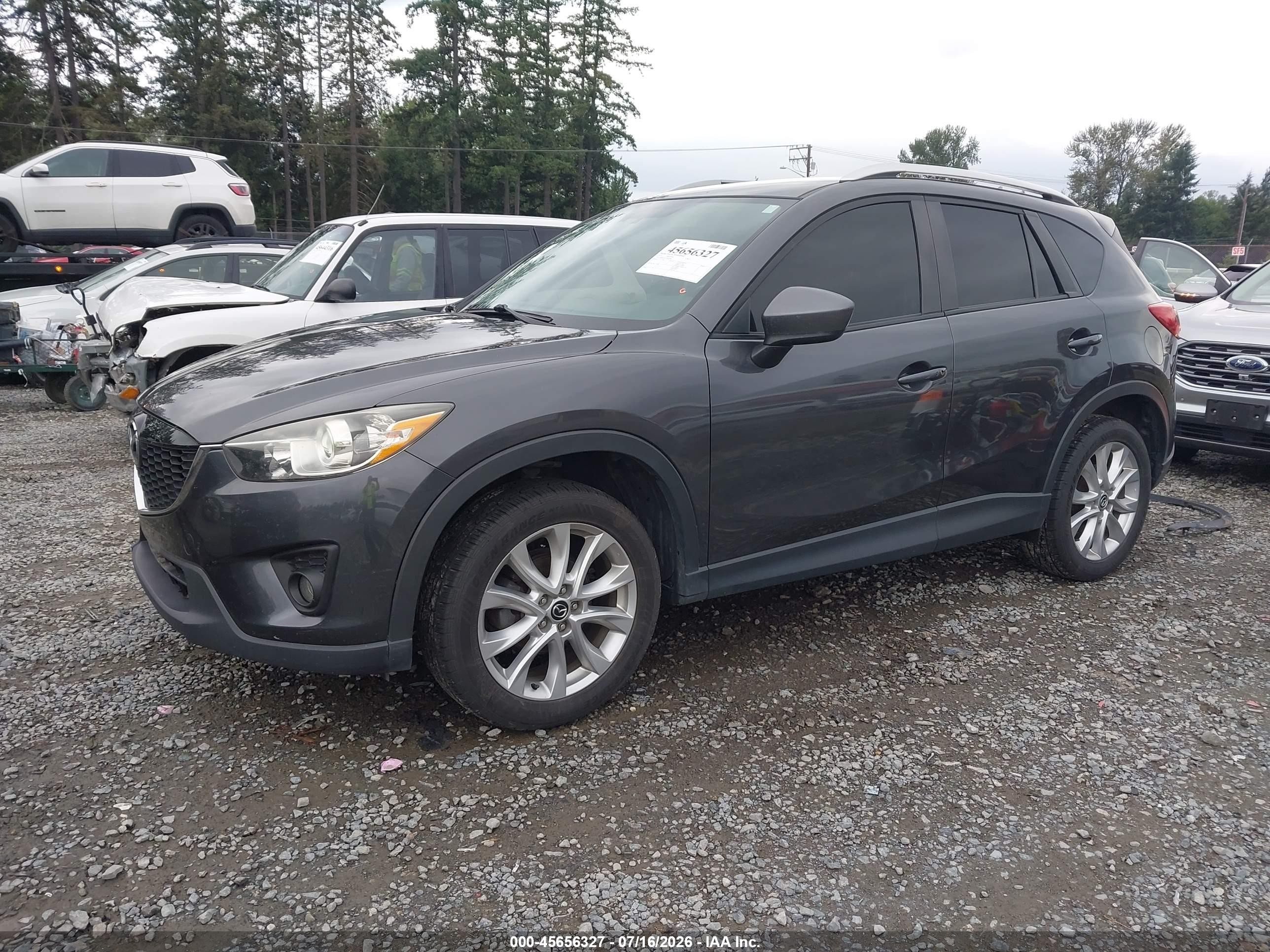 2015 Mazda Cx-5 Grand Touring Gray vin: JM3KE4DY3F0443809
