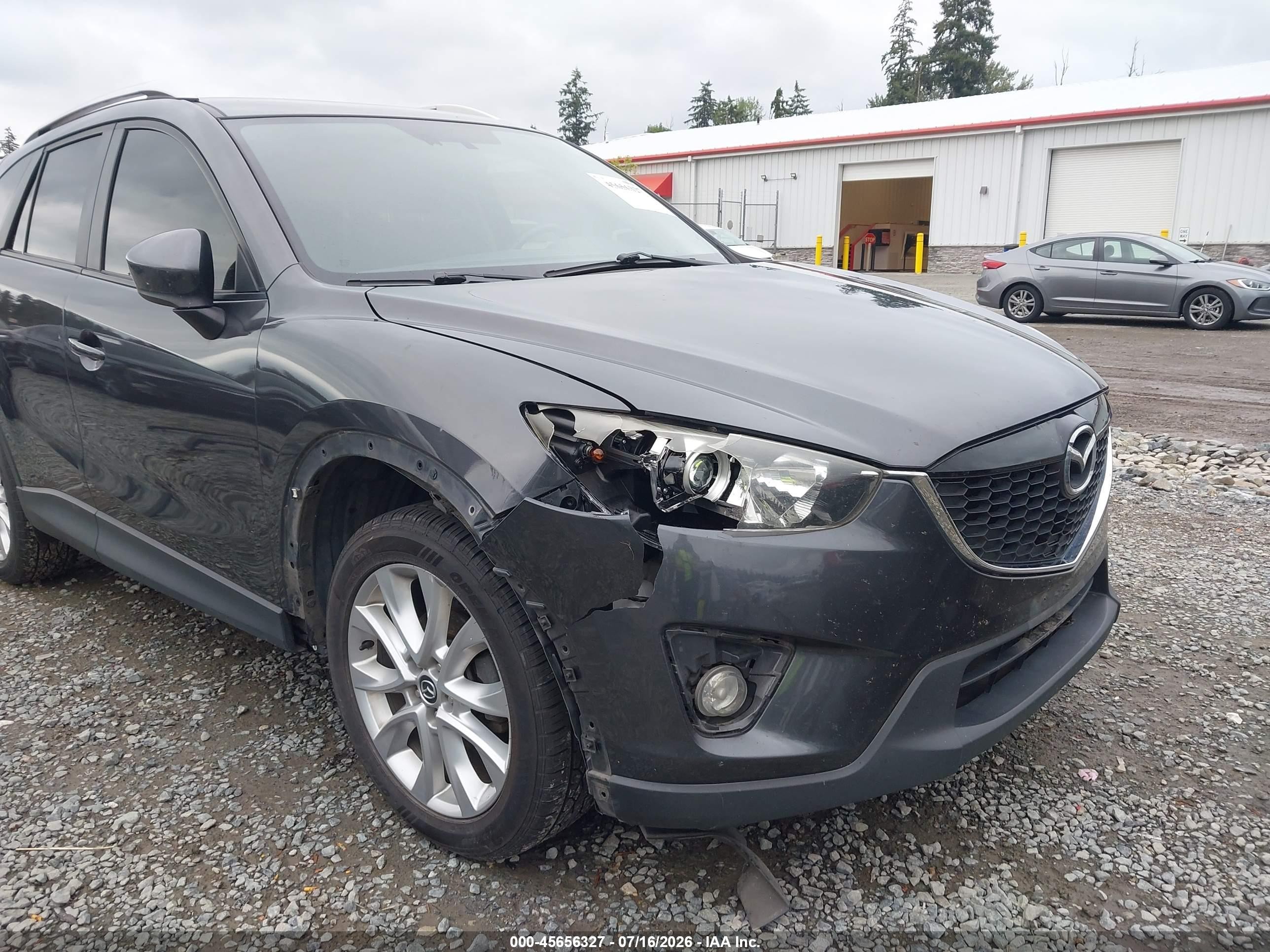 2015 Mazda Cx-5 Grand Touring Gray vin: JM3KE4DY3F0443809
