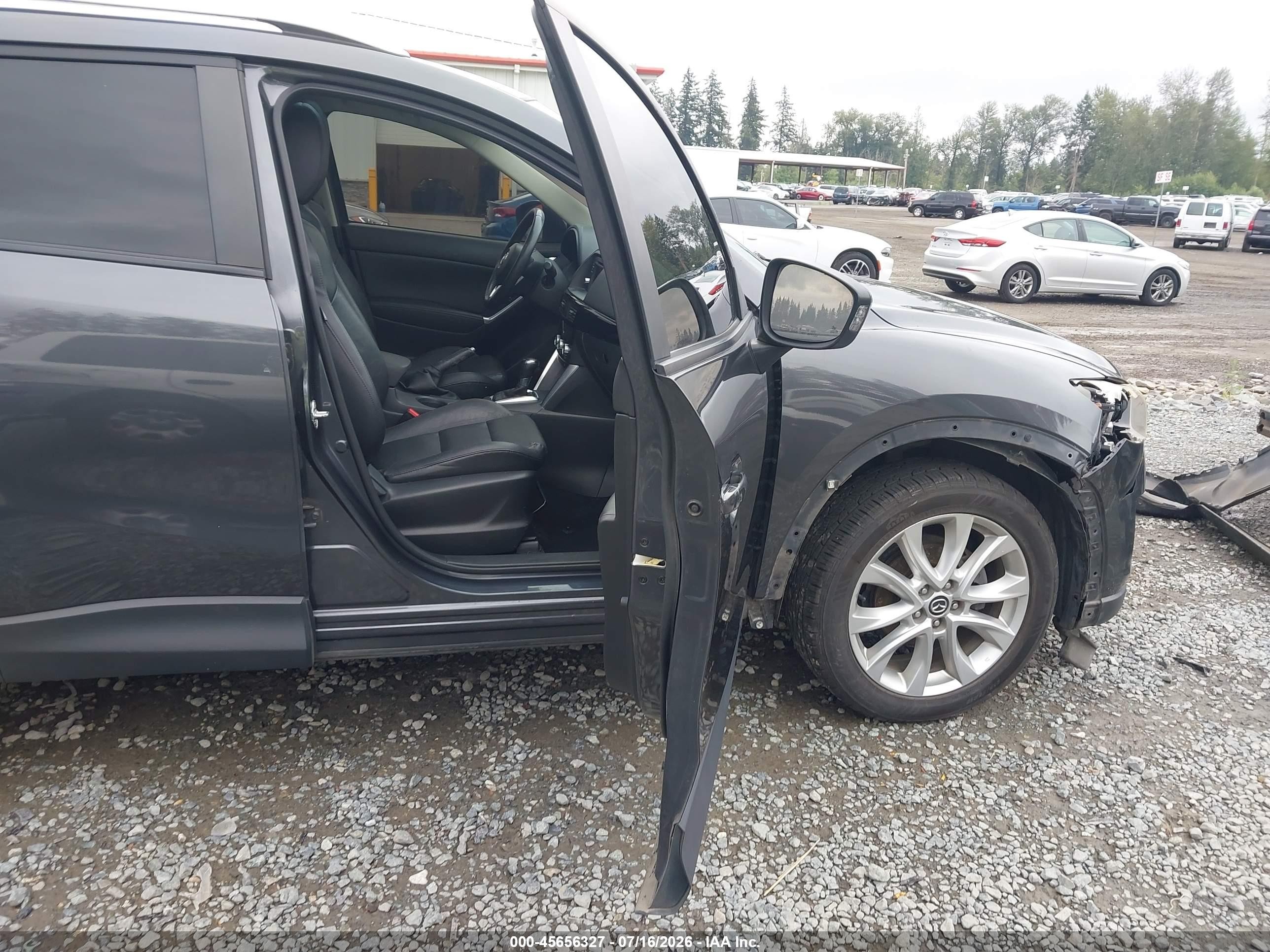 2015 Mazda Cx-5 Grand Touring Gray vin: JM3KE4DY3F0443809