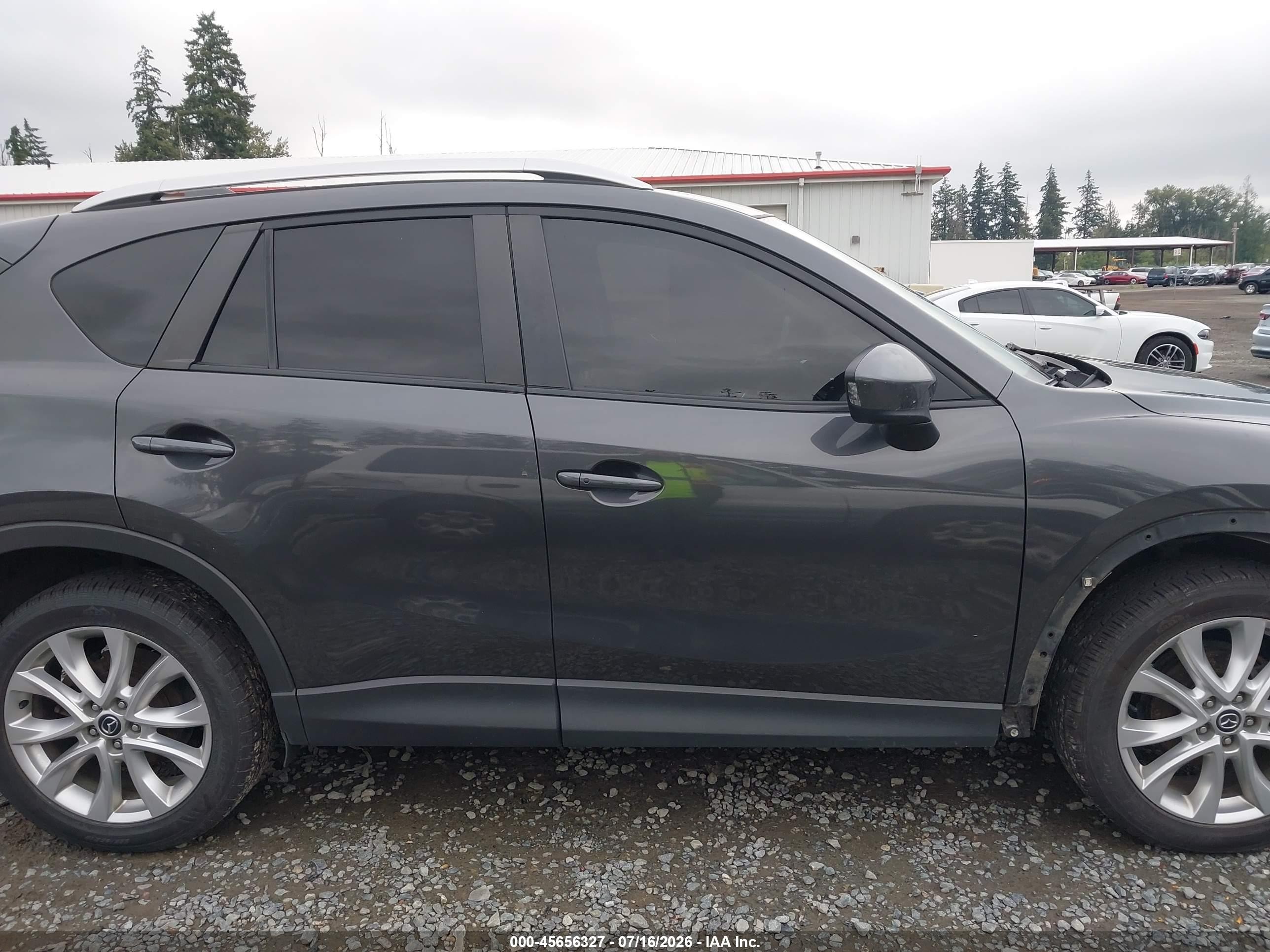 2015 Mazda Cx-5 Grand Touring Gray vin: JM3KE4DY3F0443809
