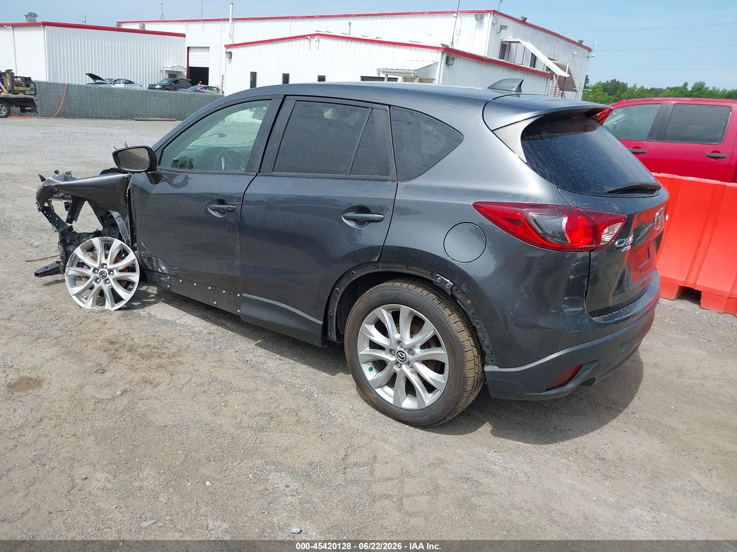 2015 Mazda Cx-5 Grand Touring Gray vin: JM3KE4DY3F0468886