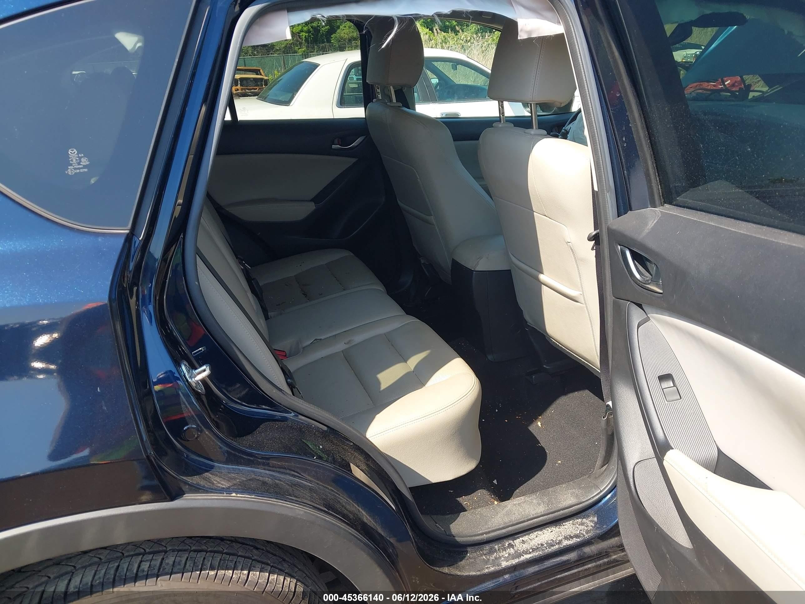2015 Mazda Cx-5 Grand Touring Blue vin: JM3KE4DY3F0469634