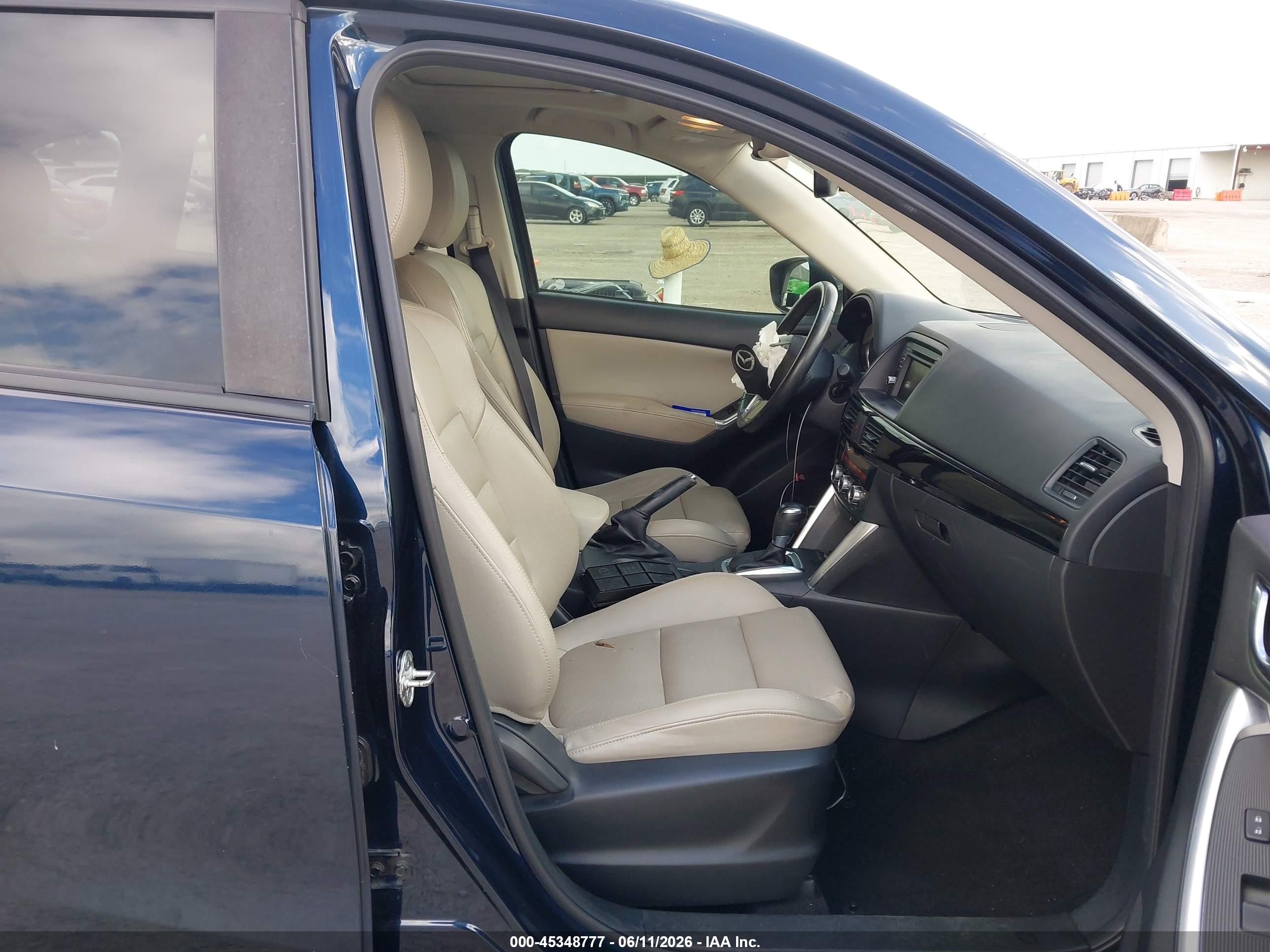 2015 Mazda Cx-5 Grand Touring Blue vin: JM3KE4DY3F0527693