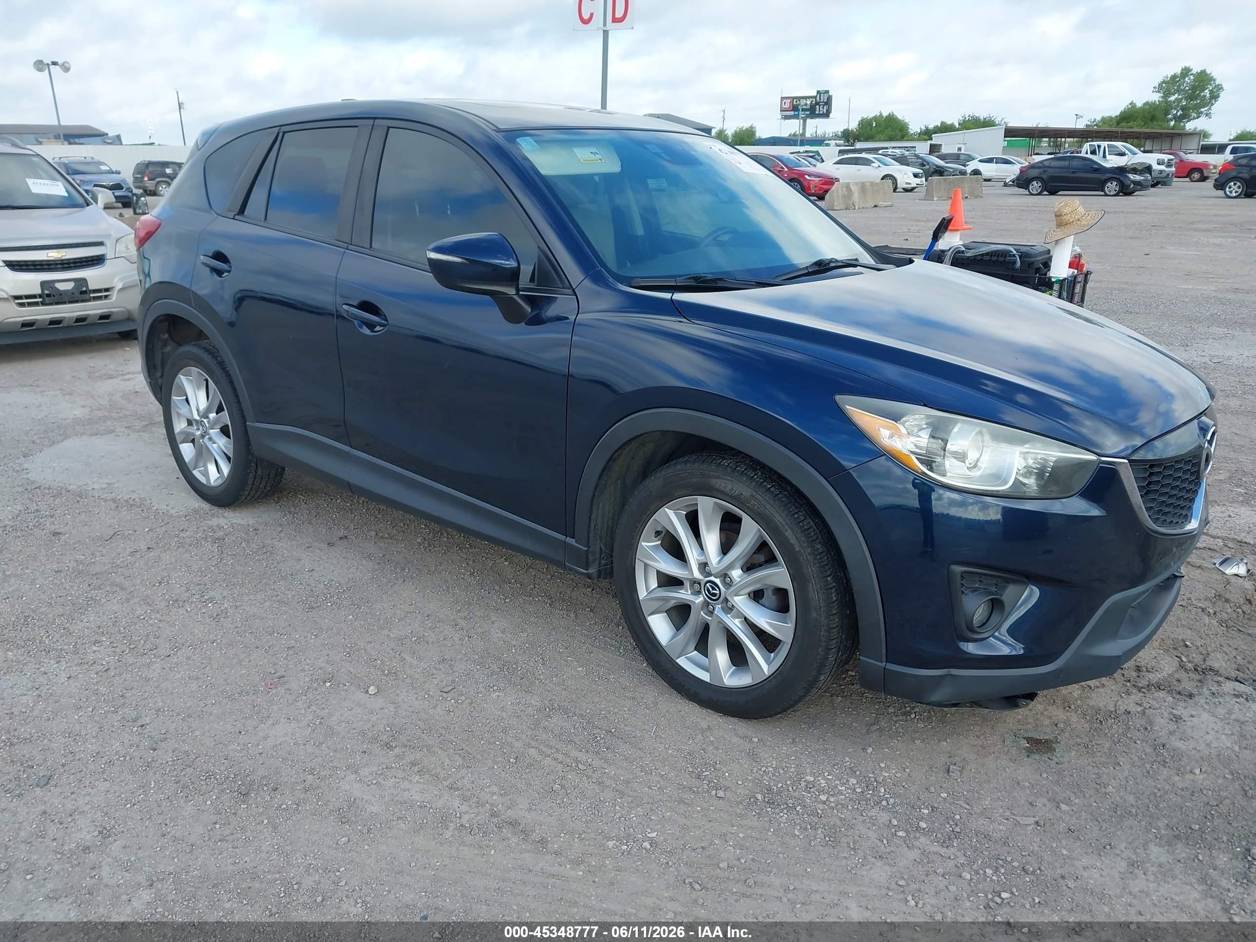 2015 Mazda Cx-5 Grand Touring Blue vin: JM3KE4DY3F0527693
