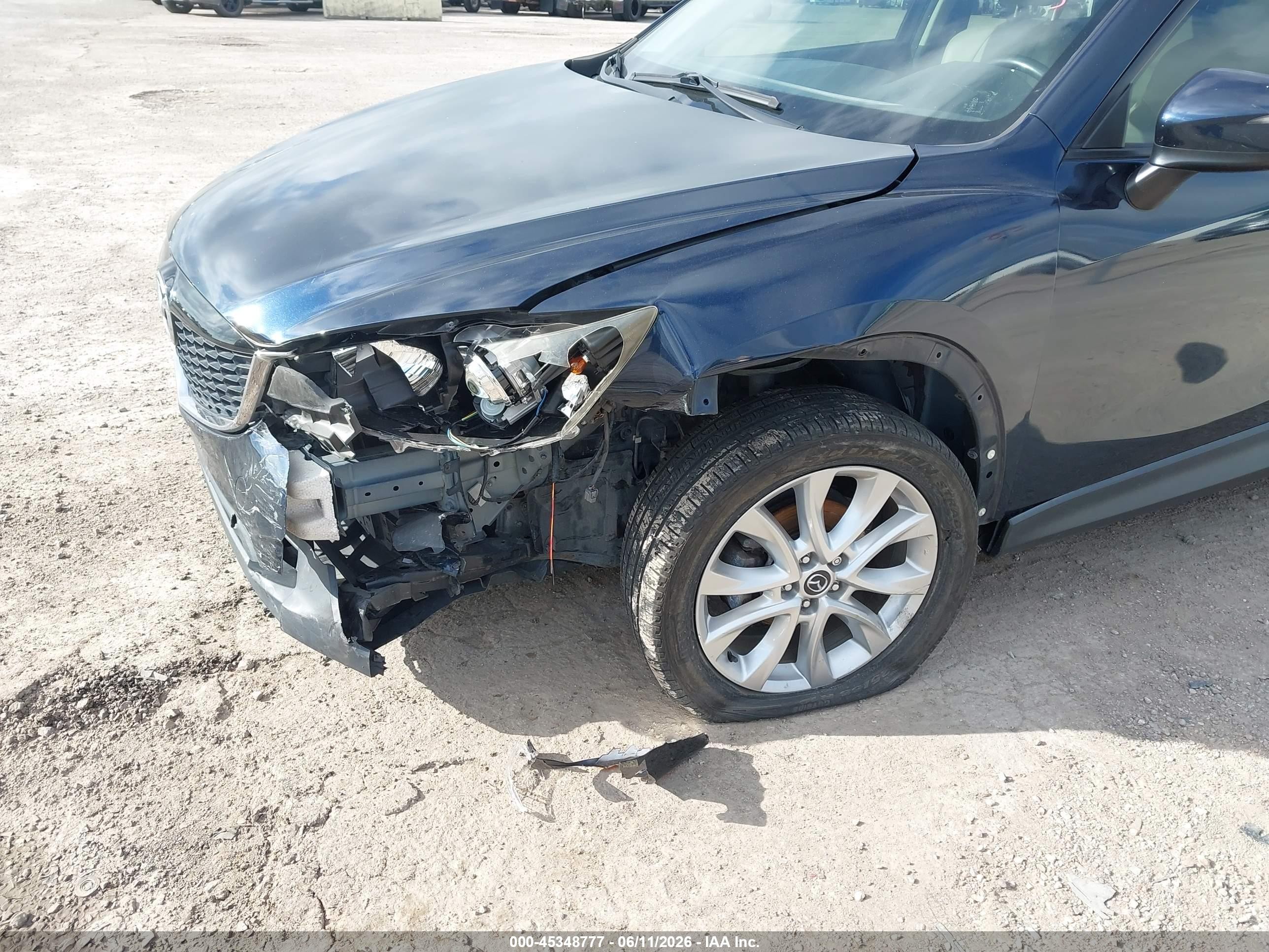 2015 Mazda Cx-5 Grand Touring Blue vin: JM3KE4DY3F0527693