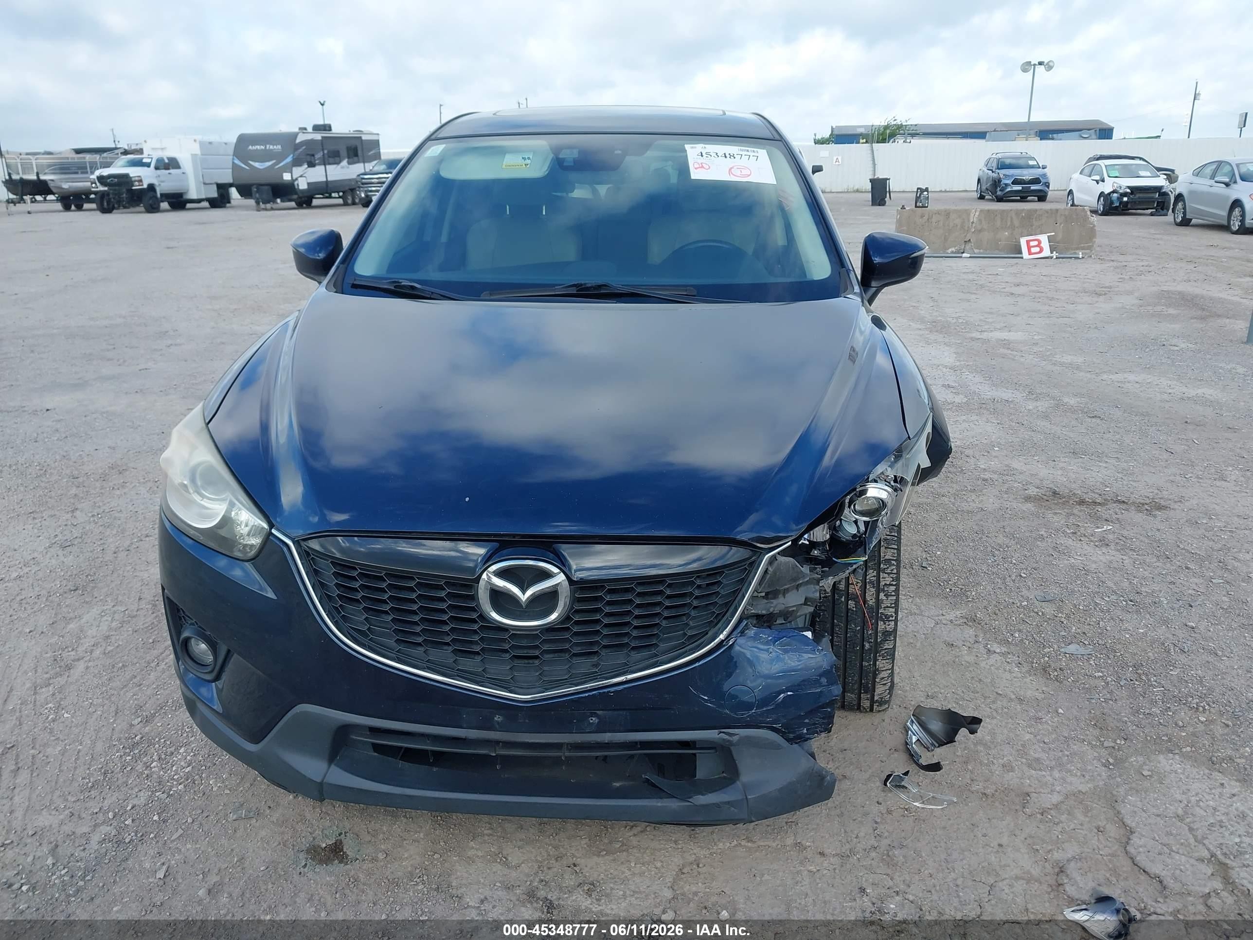 2015 Mazda Cx-5 Grand Touring Blue vin: JM3KE4DY3F0527693