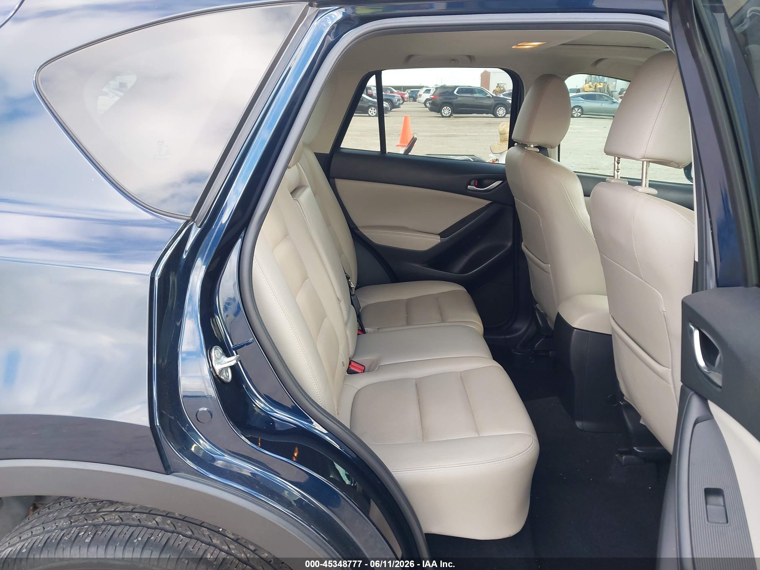 2015 Mazda Cx-5 Grand Touring Blue vin: JM3KE4DY3F0527693
