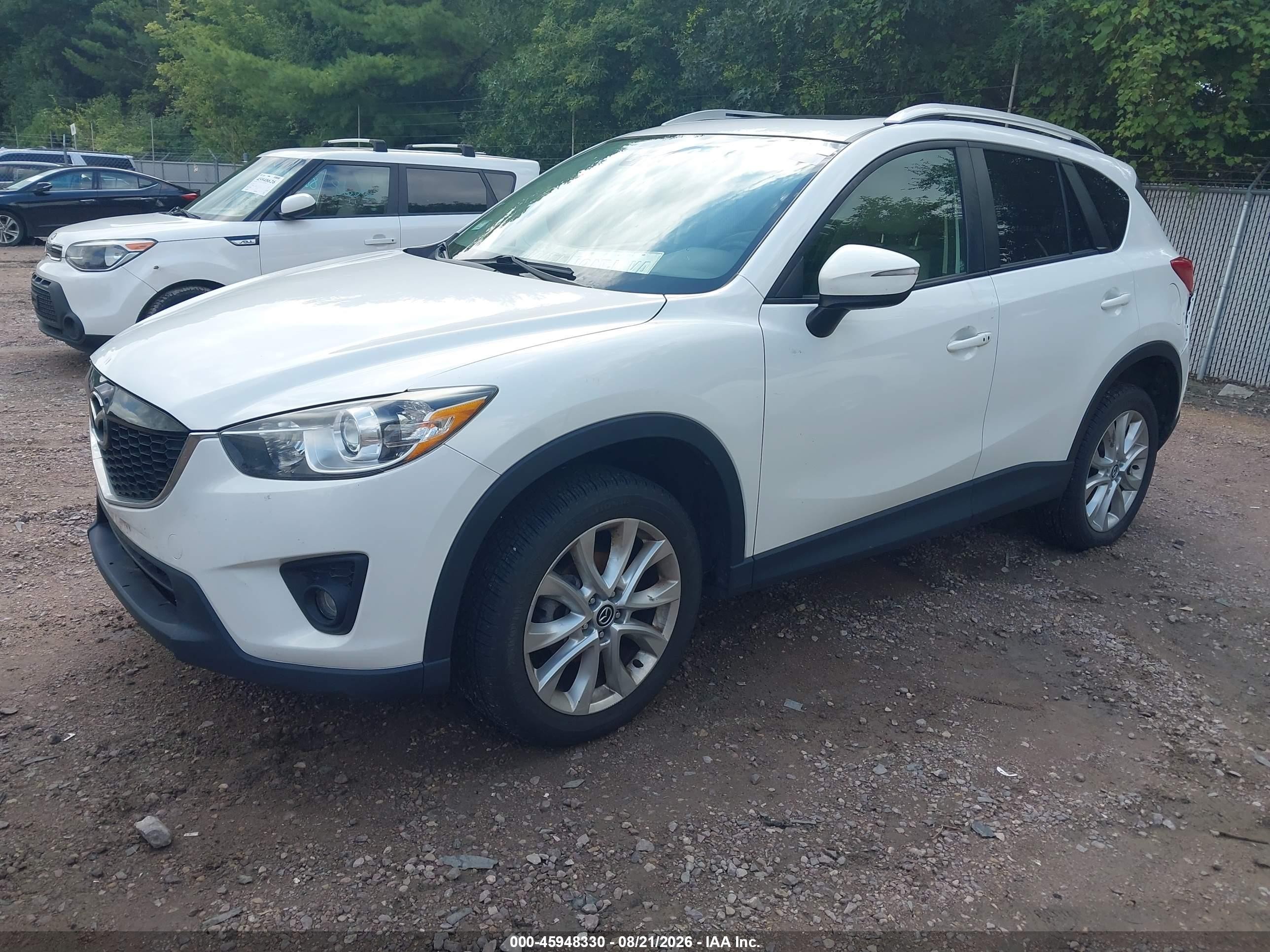 2015 Mazda Cx-5 Grand Touring White vin: JM3KE4DY3F0541660
