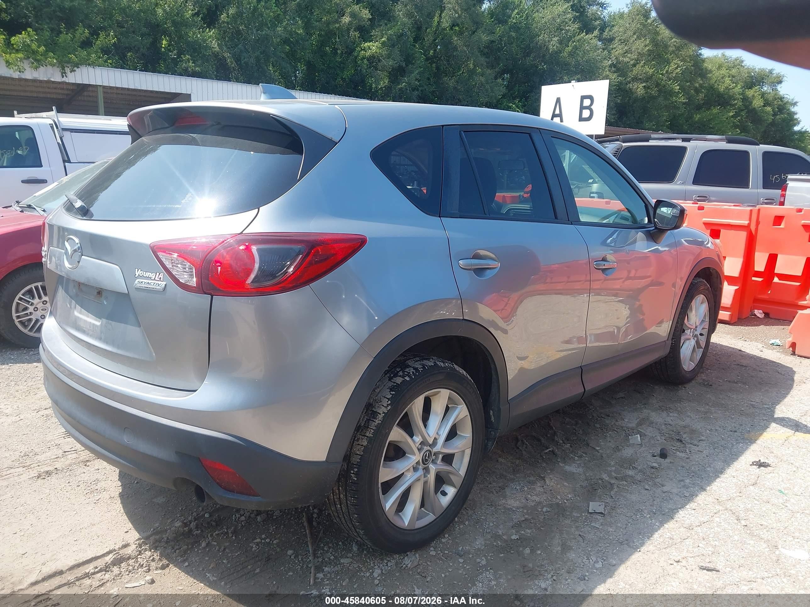 2015 Mazda Cx-5 Grand Touring Серебряный vin: JM3KE4DY3F0553436