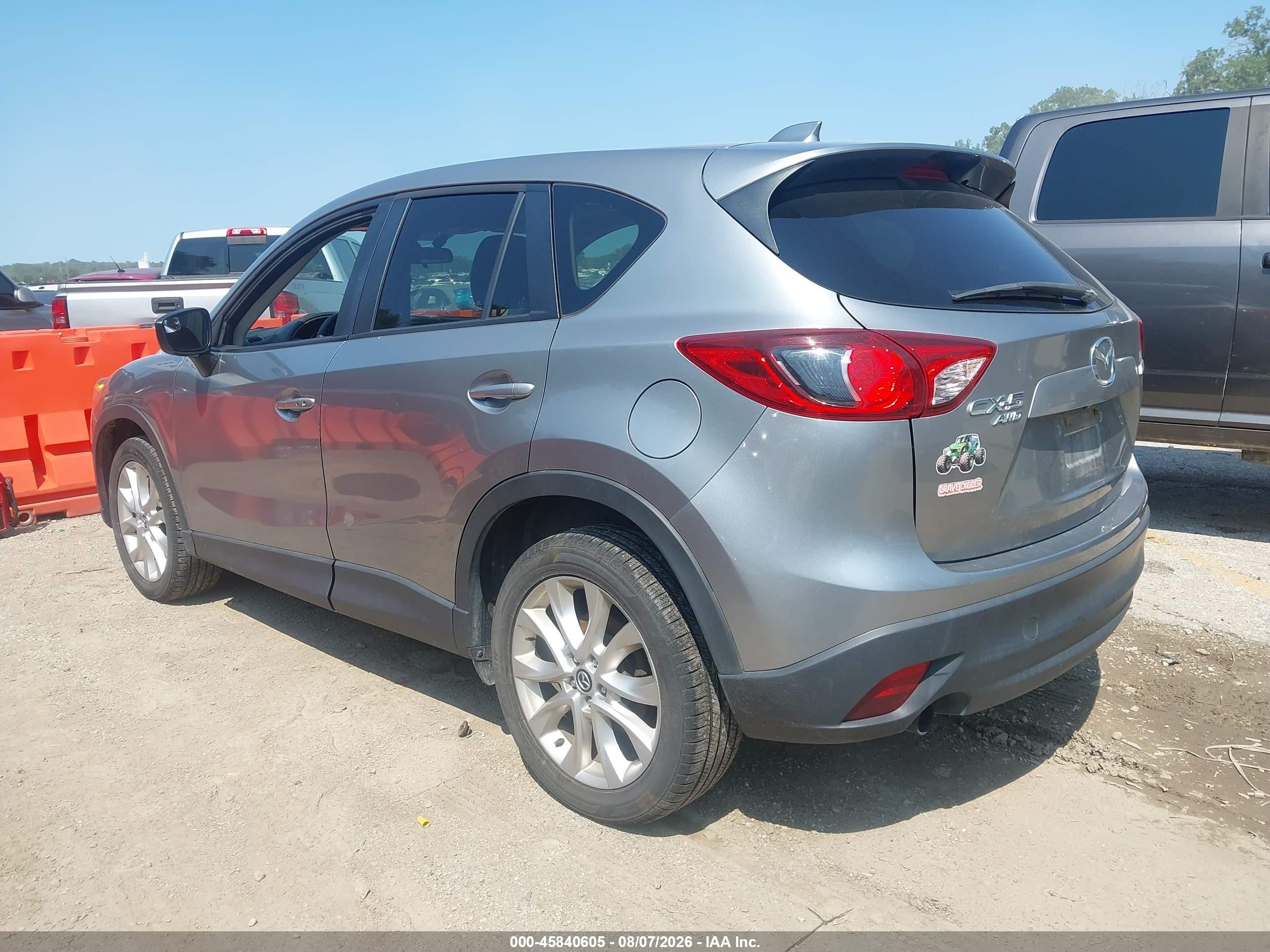 2015 Mazda Cx-5 Grand Touring Серебряный vin: JM3KE4DY3F0553436