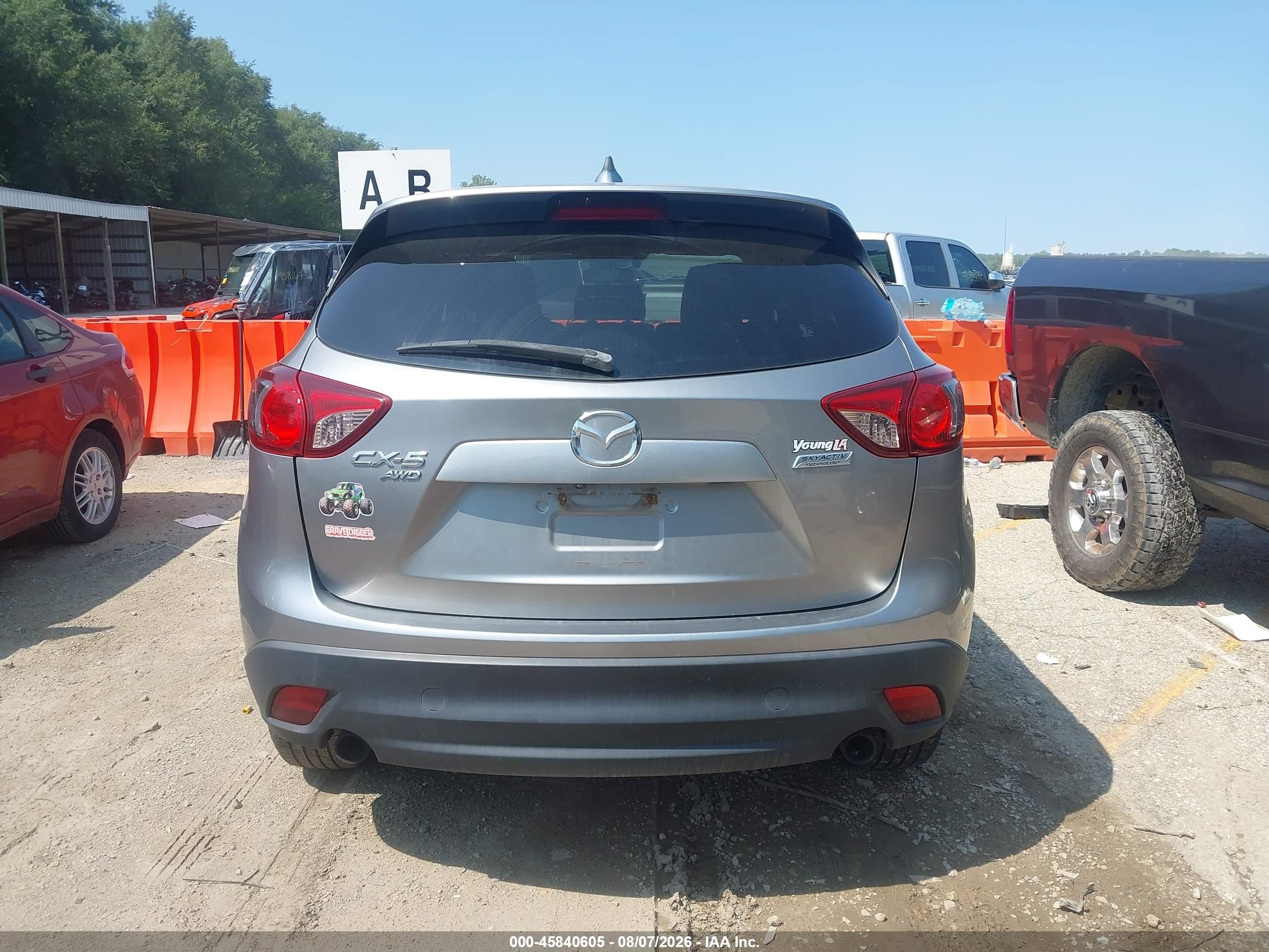 2015 Mazda Cx-5 Grand Touring Серебряный vin: JM3KE4DY3F0553436