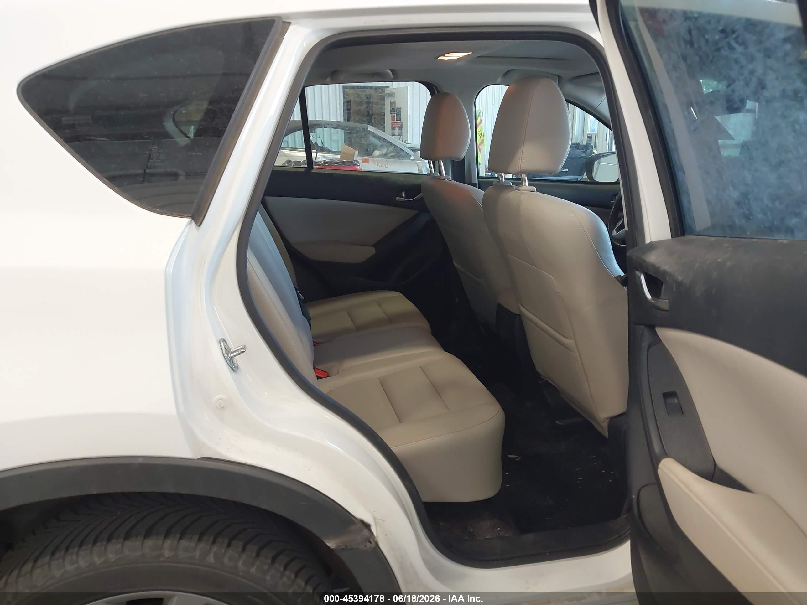 2015 Mazda Cx-5 Grand Touring White vin: JM3KE4DY3F0554165