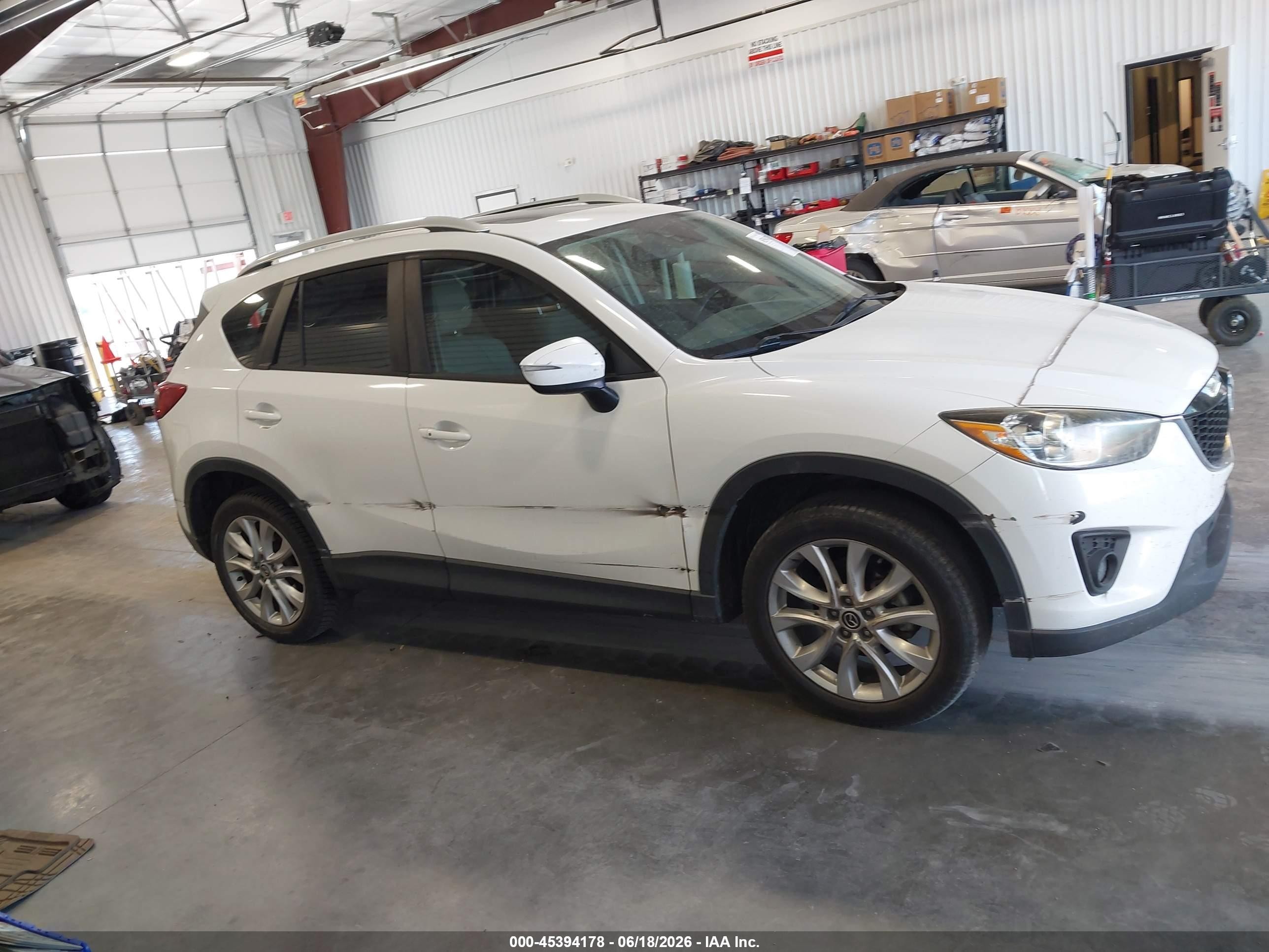 2015 Mazda Cx-5 Grand Touring White vin: JM3KE4DY3F0554165