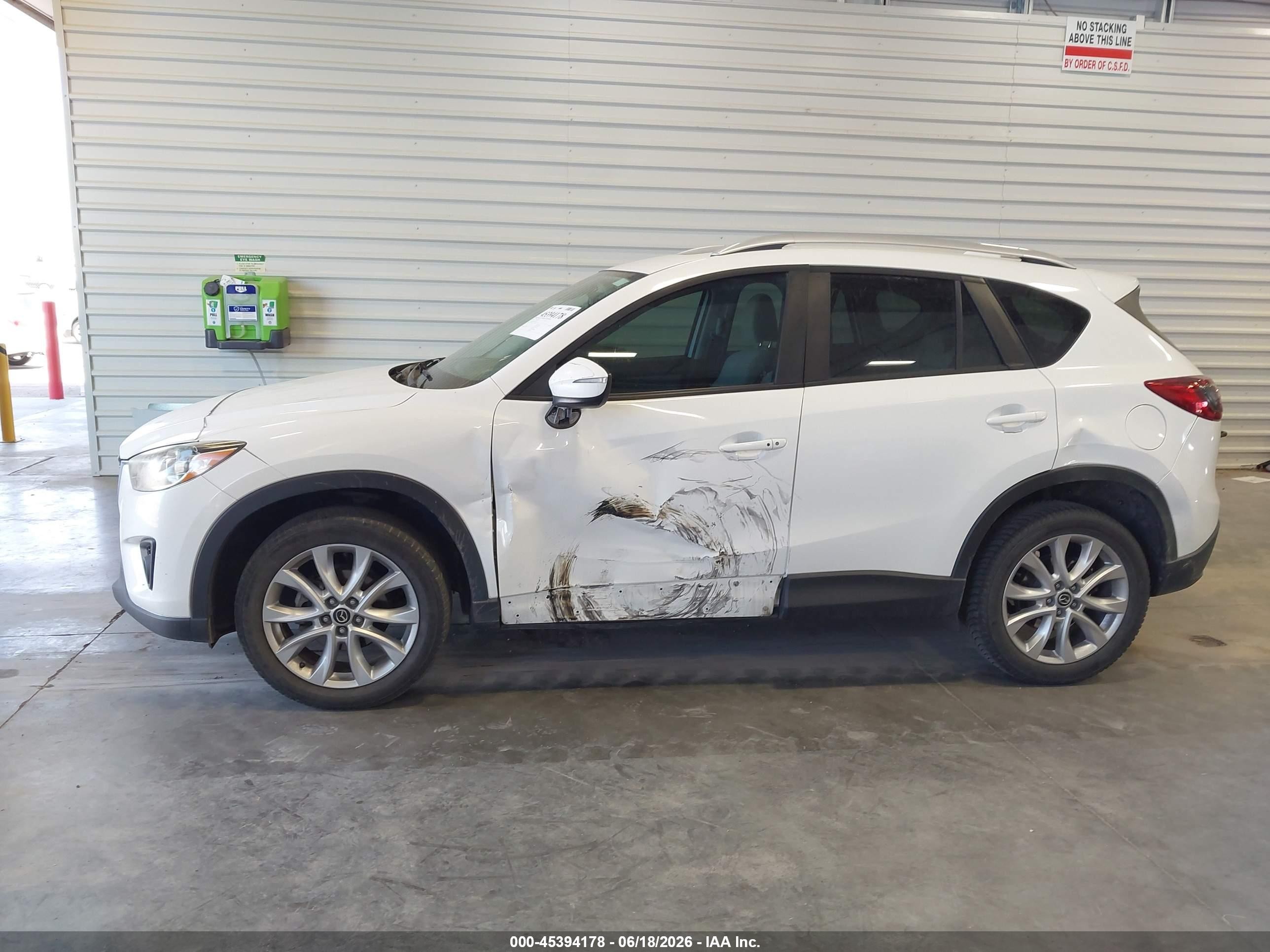 2015 Mazda Cx-5 Grand Touring White vin: JM3KE4DY3F0554165