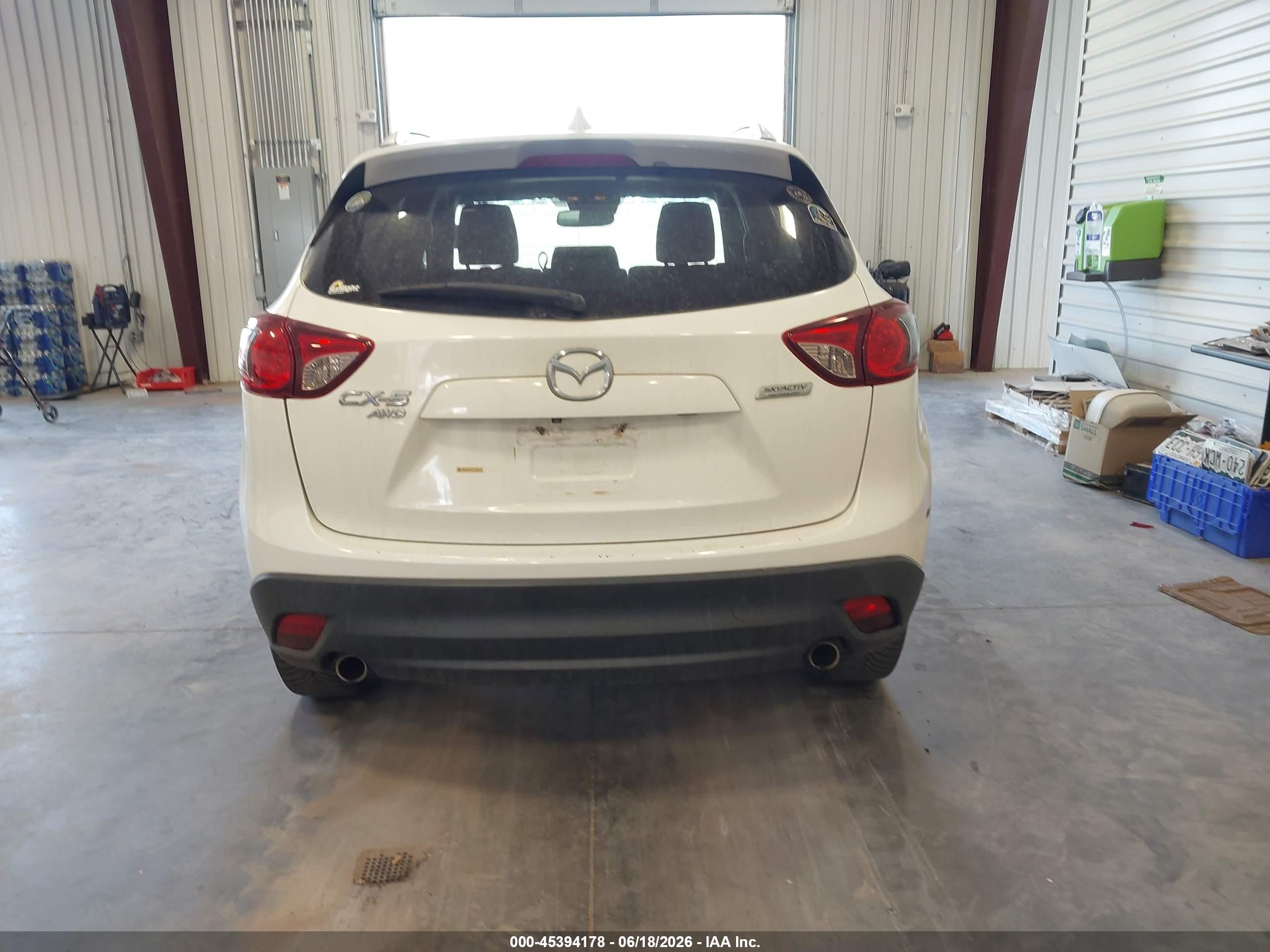 2015 Mazda Cx-5 Grand Touring White vin: JM3KE4DY3F0554165