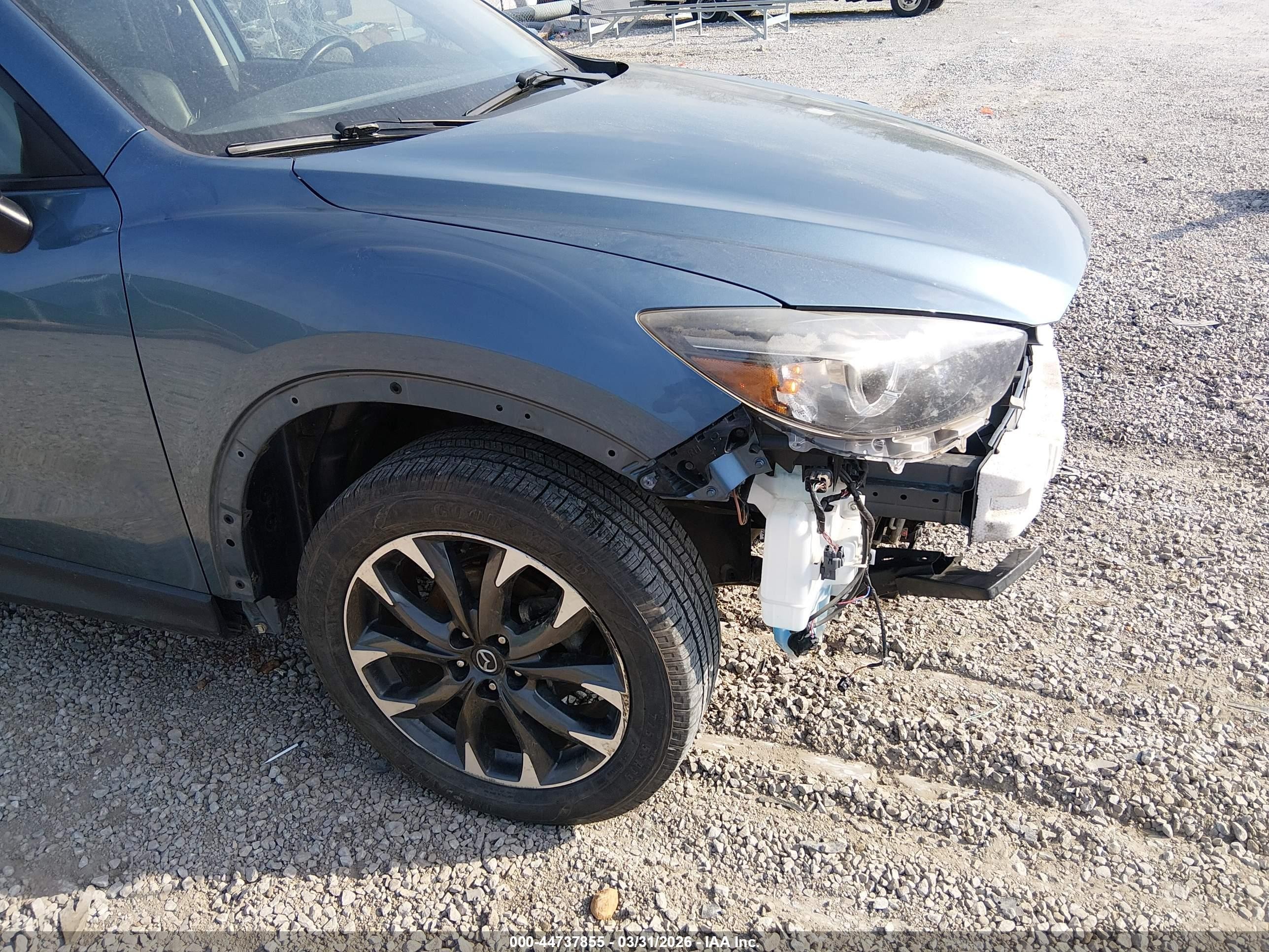 2016 Mazda Cx-5 Grand Touring Blue vin: JM3KE4DY3G0716510