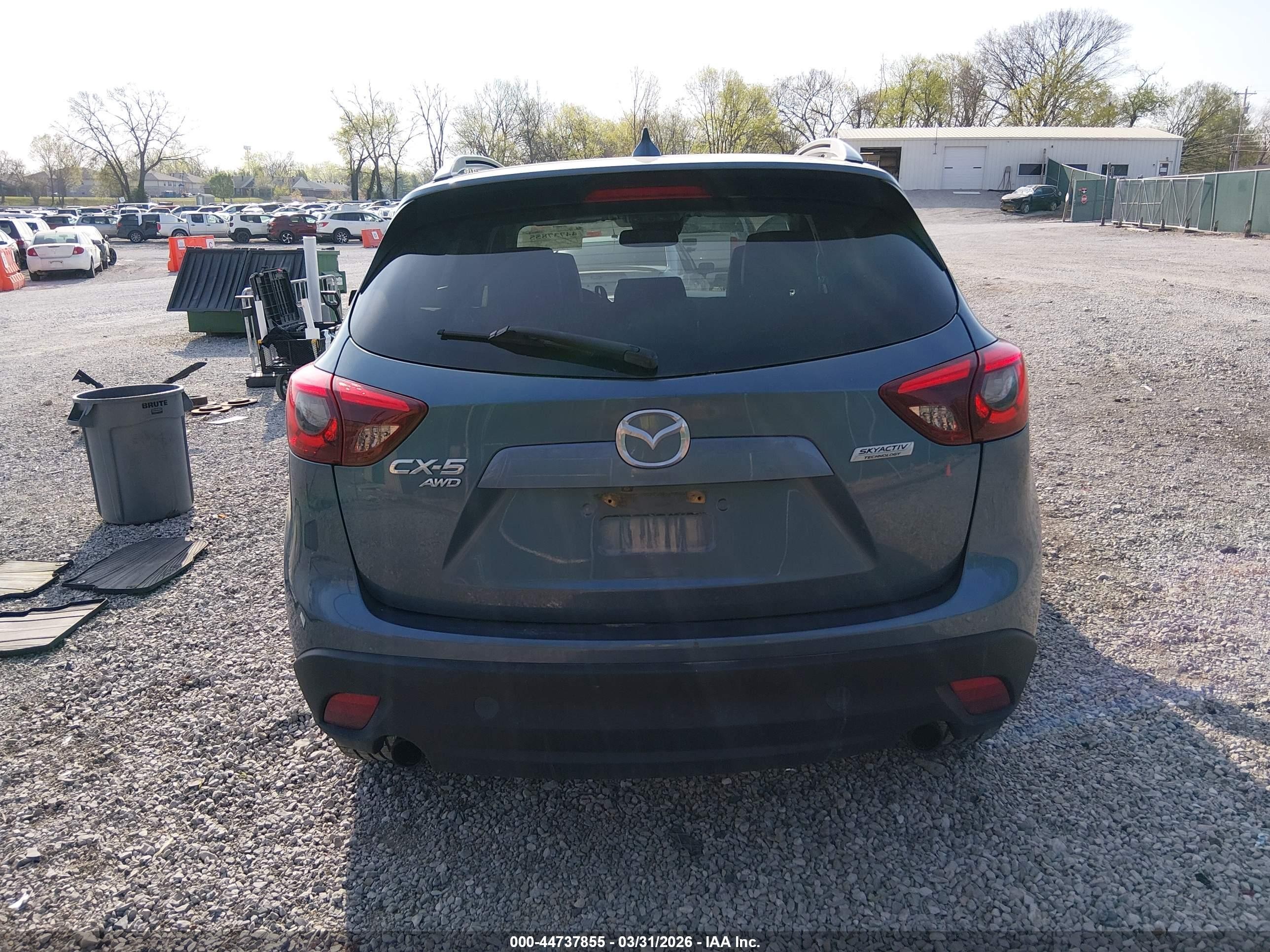 2016 Mazda Cx-5 Grand Touring Blue vin: JM3KE4DY3G0716510