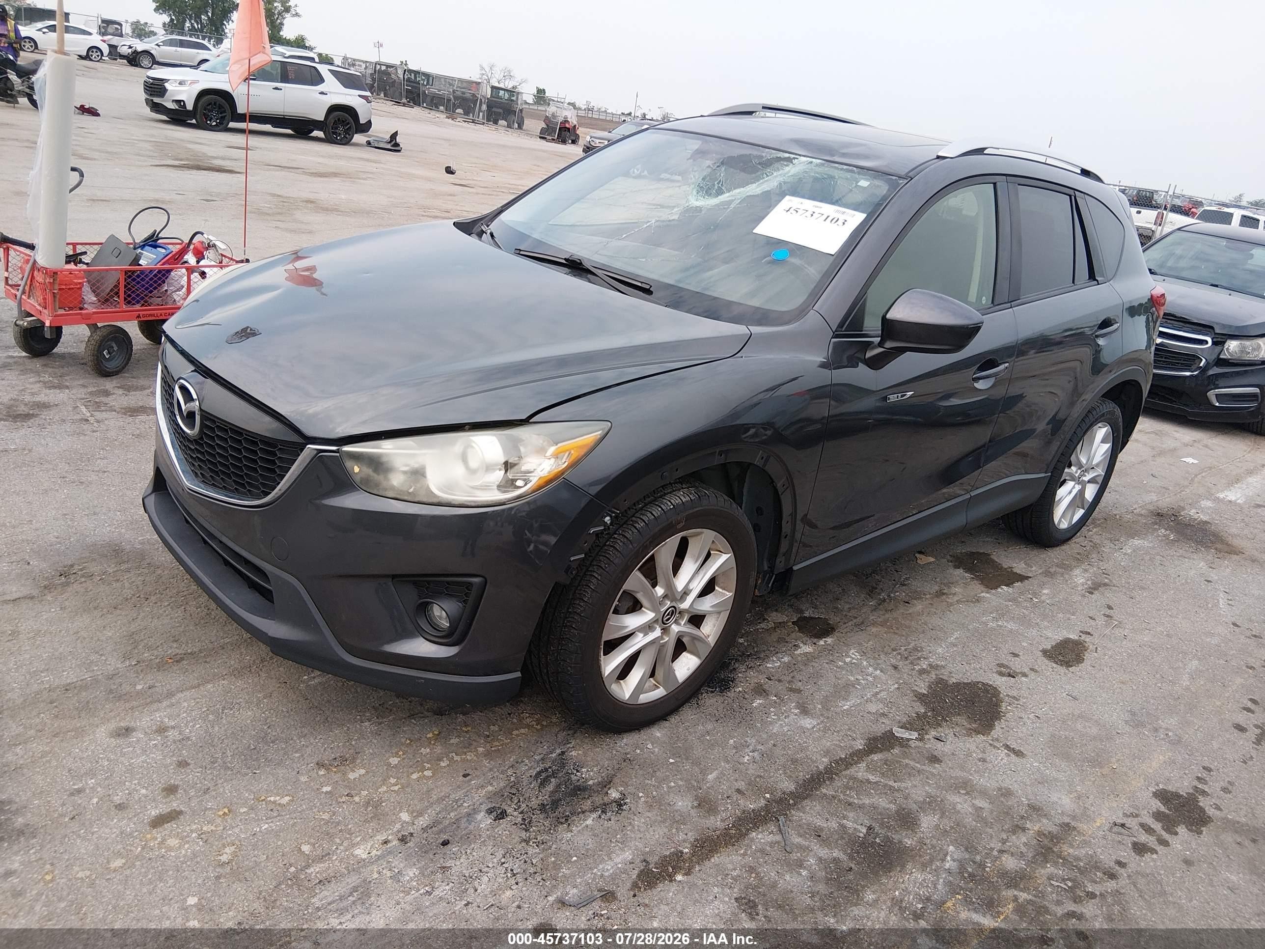 2014 Mazda Cx-5 Grand Touring Beige vin: JM3KE4DY4E0301869