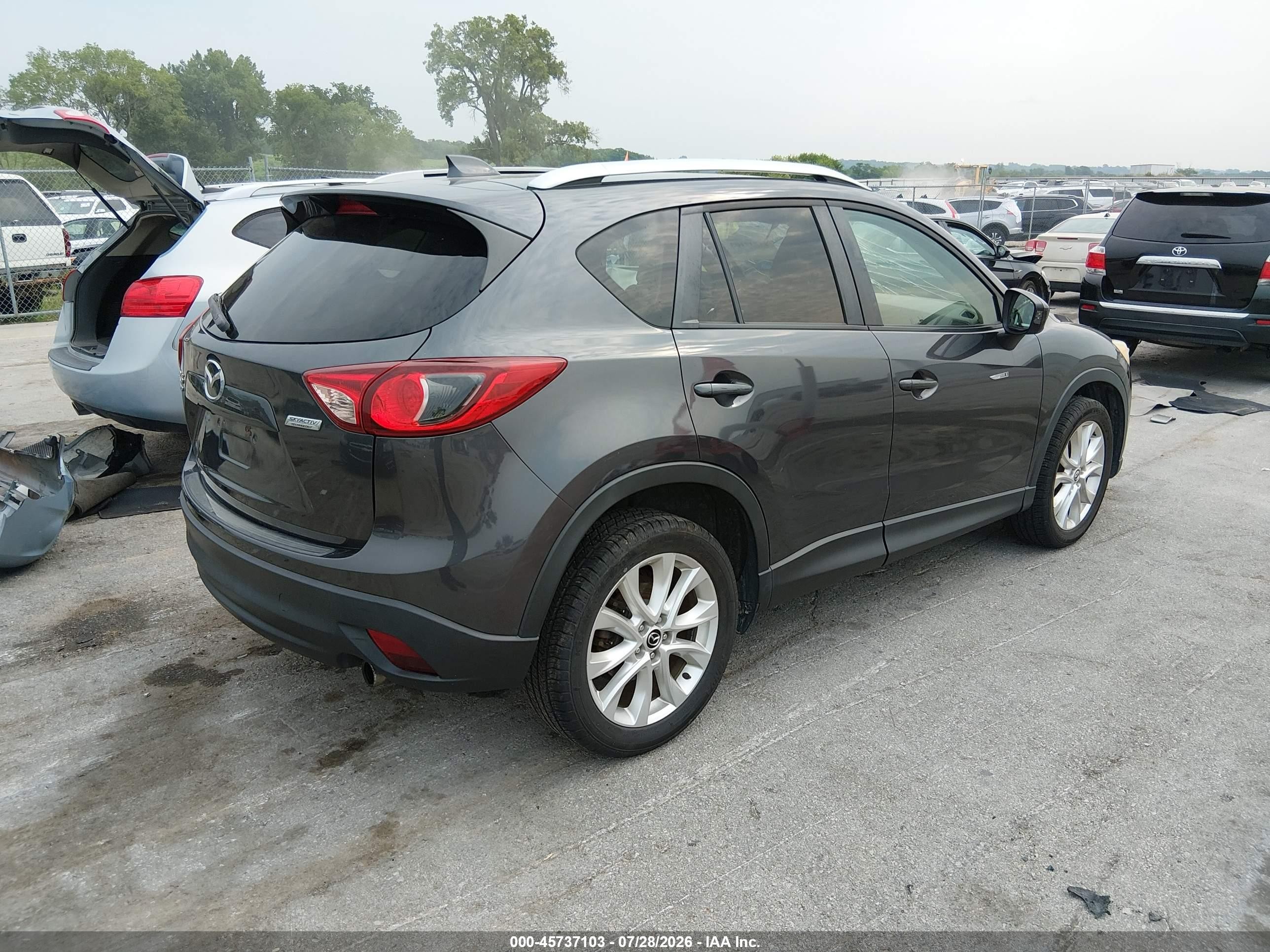 2014 Mazda Cx-5 Grand Touring Beige vin: JM3KE4DY4E0301869