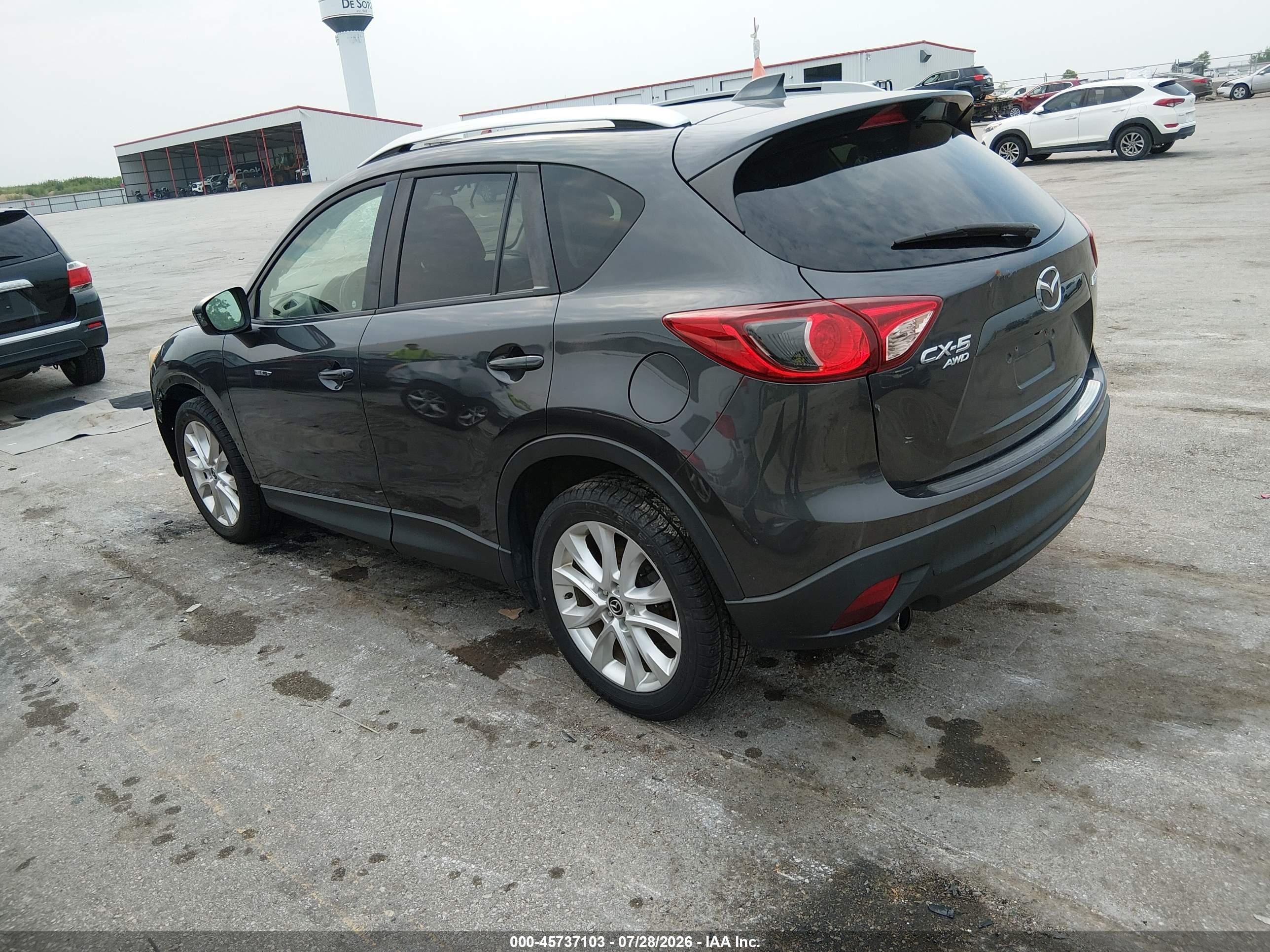 2014 Mazda Cx-5 Grand Touring Beige vin: JM3KE4DY4E0301869