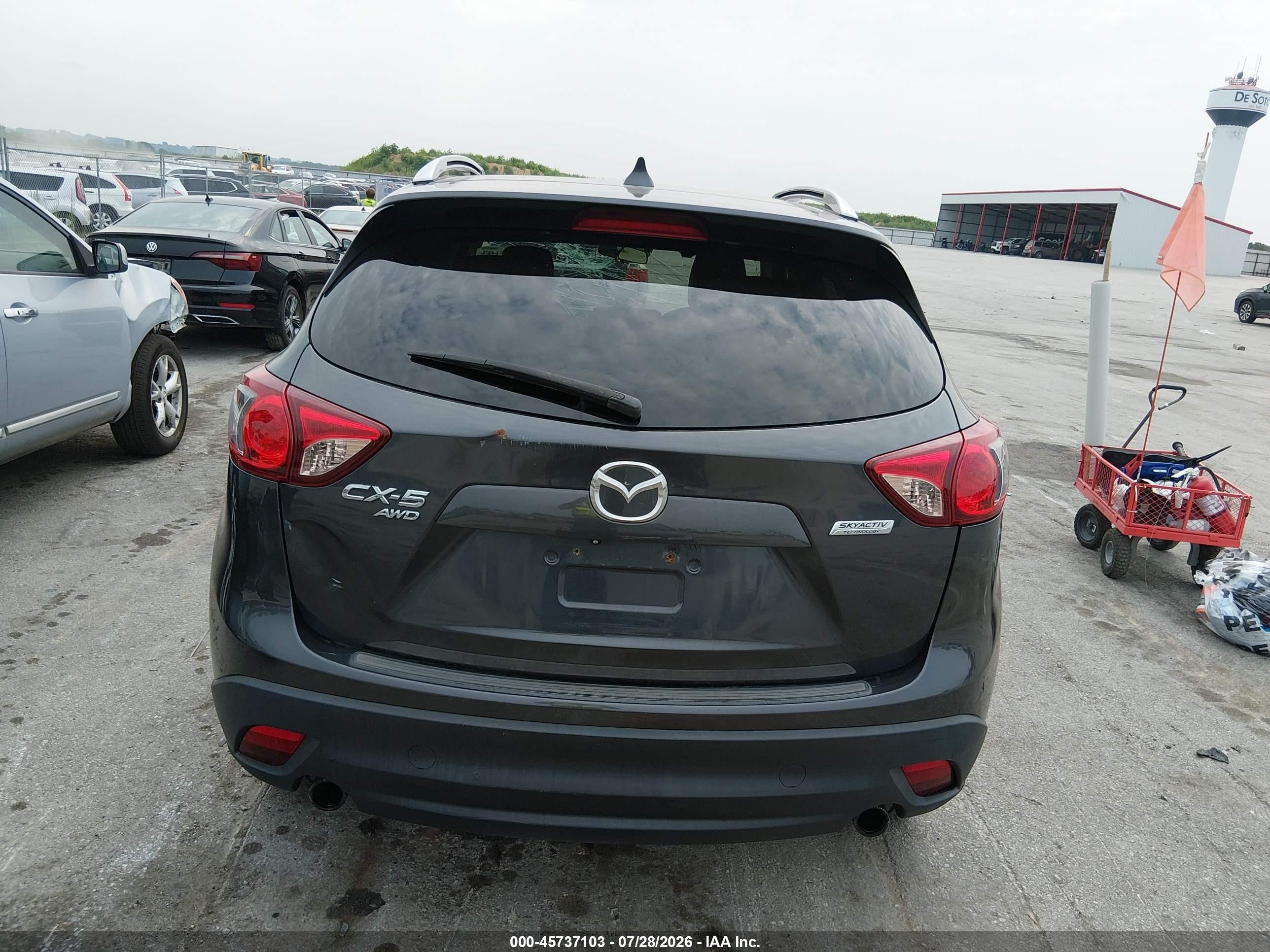 2014 Mazda Cx-5 Grand Touring Beige vin: JM3KE4DY4E0301869