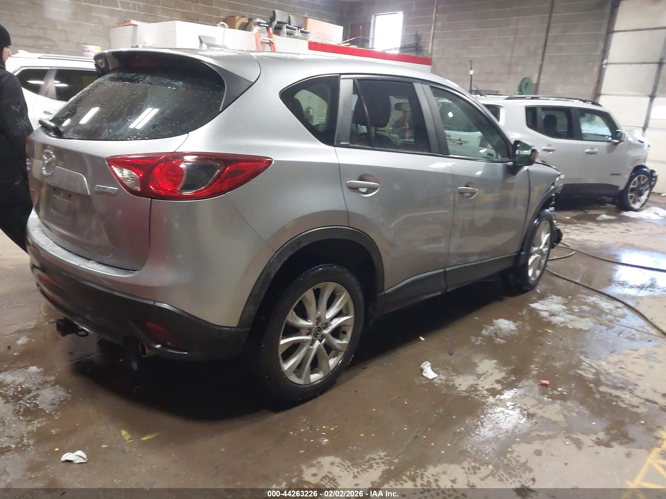 2015 Mazda Cx-5 Grand Touring Gray vin: JM3KE4DY4F0448016