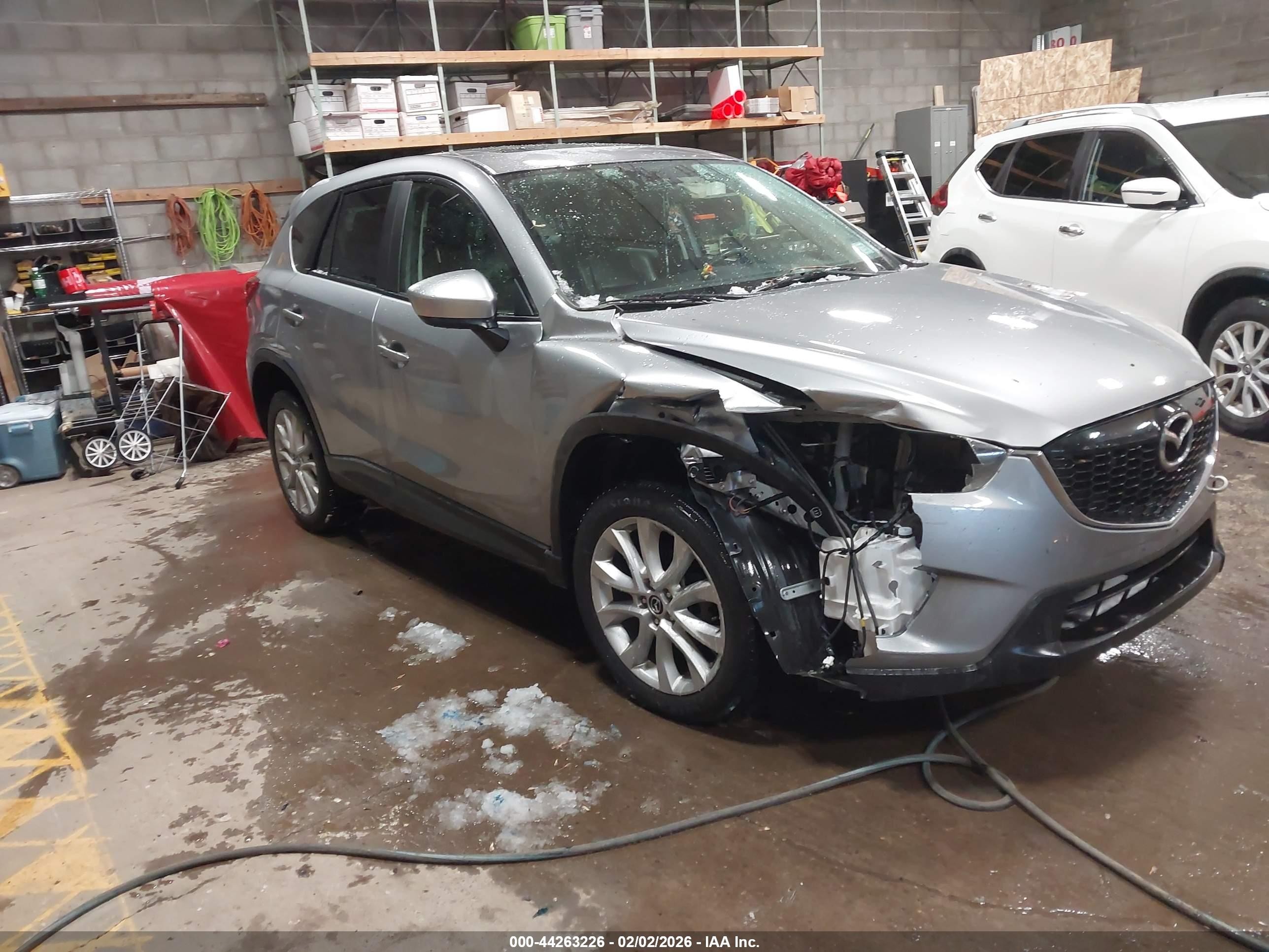 2015 Mazda Cx-5 Grand Touring Gray vin: JM3KE4DY4F0448016