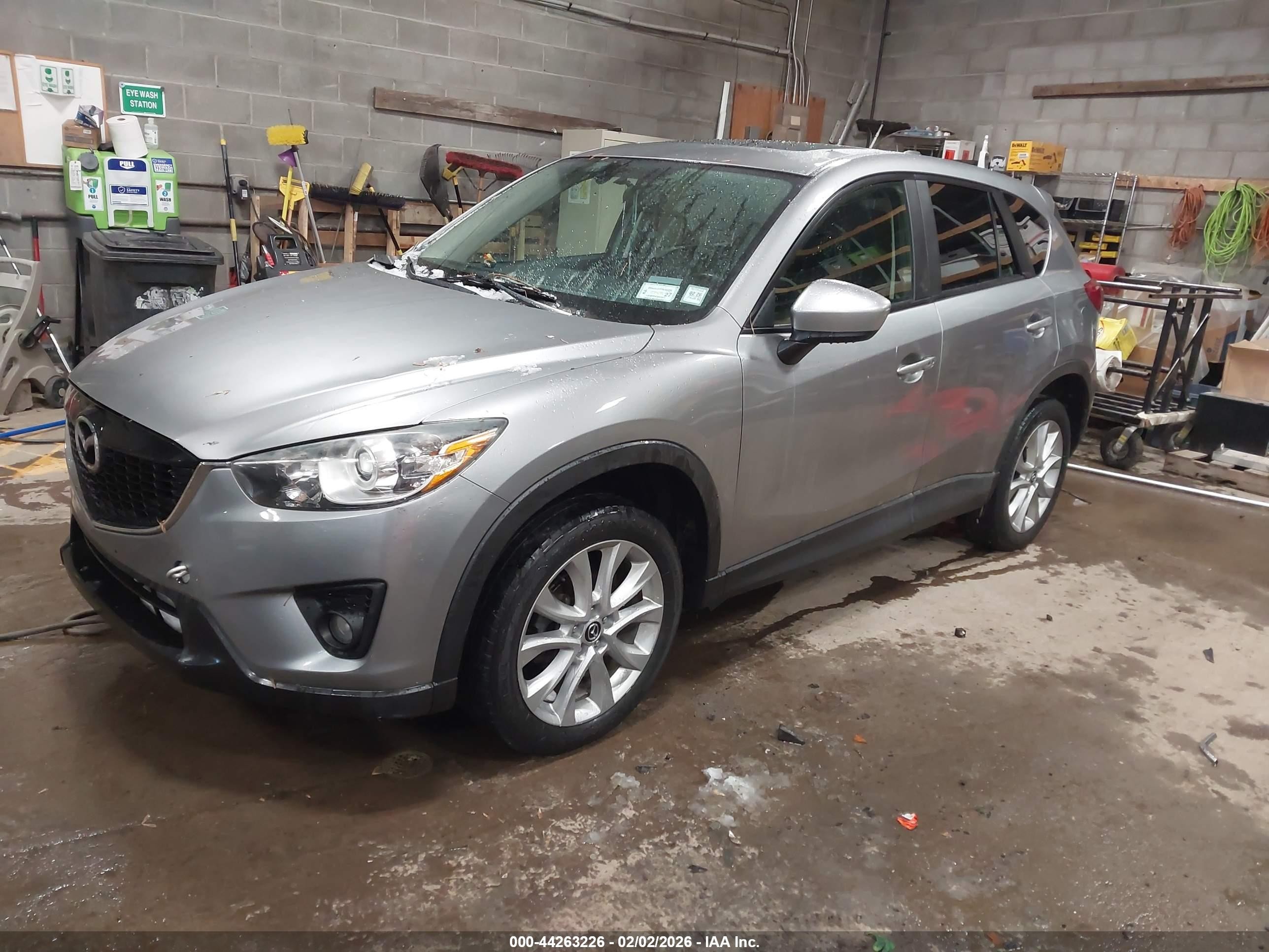2015 Mazda Cx-5 Grand Touring Gray vin: JM3KE4DY4F0448016