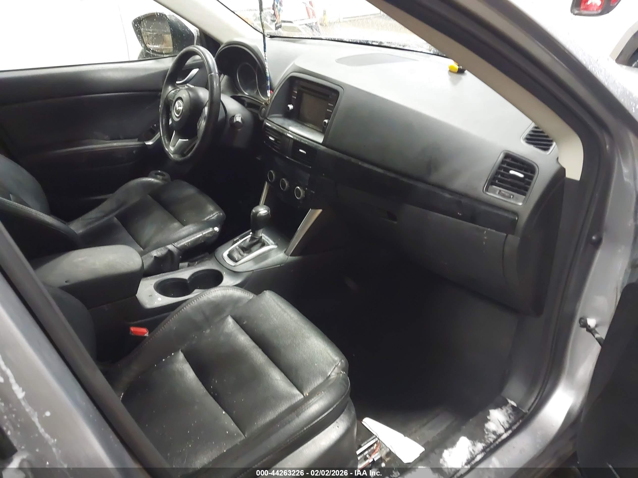 2015 Mazda Cx-5 Grand Touring Gray vin: JM3KE4DY4F0448016