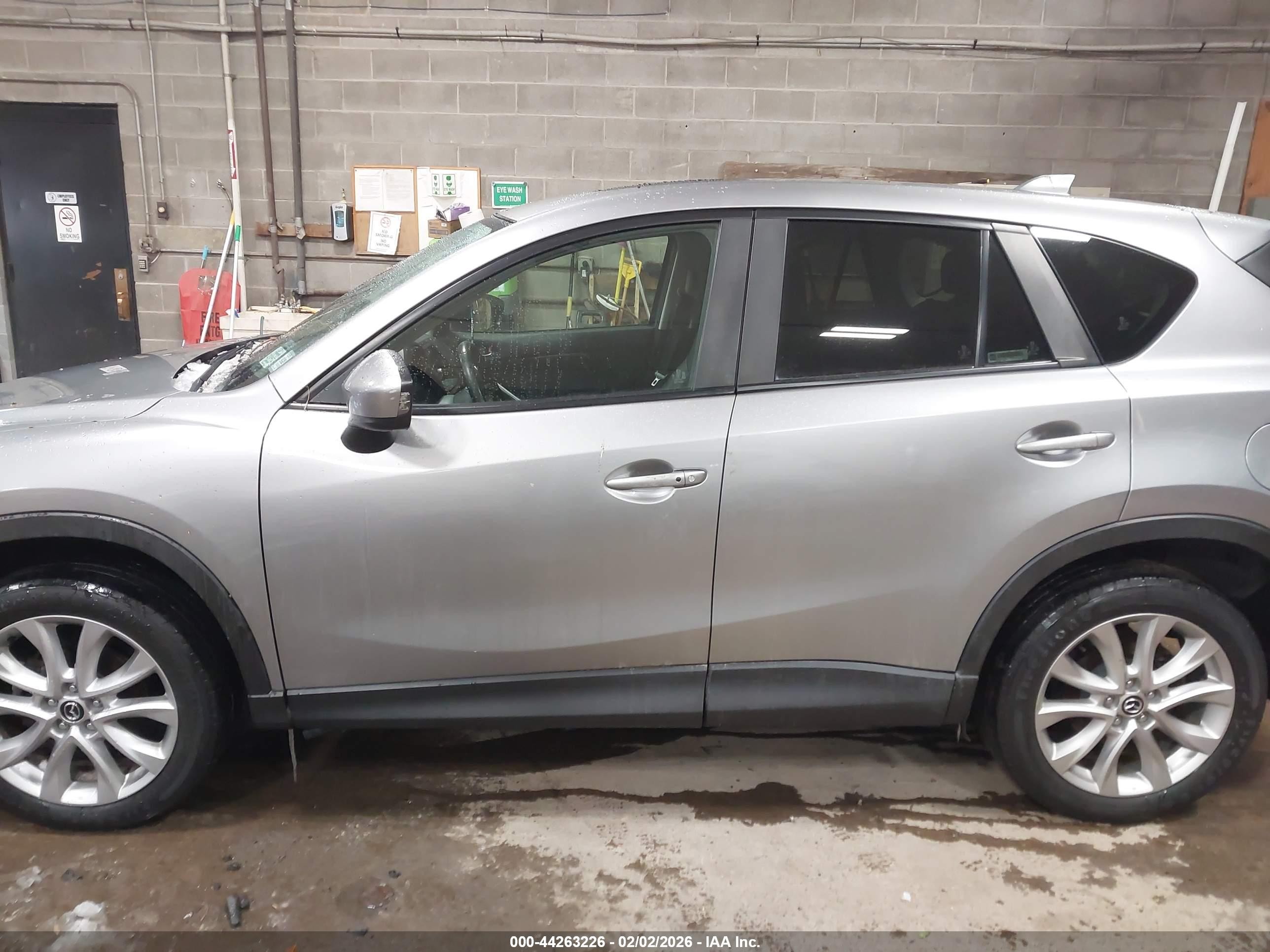 2015 Mazda Cx-5 Grand Touring Gray vin: JM3KE4DY4F0448016