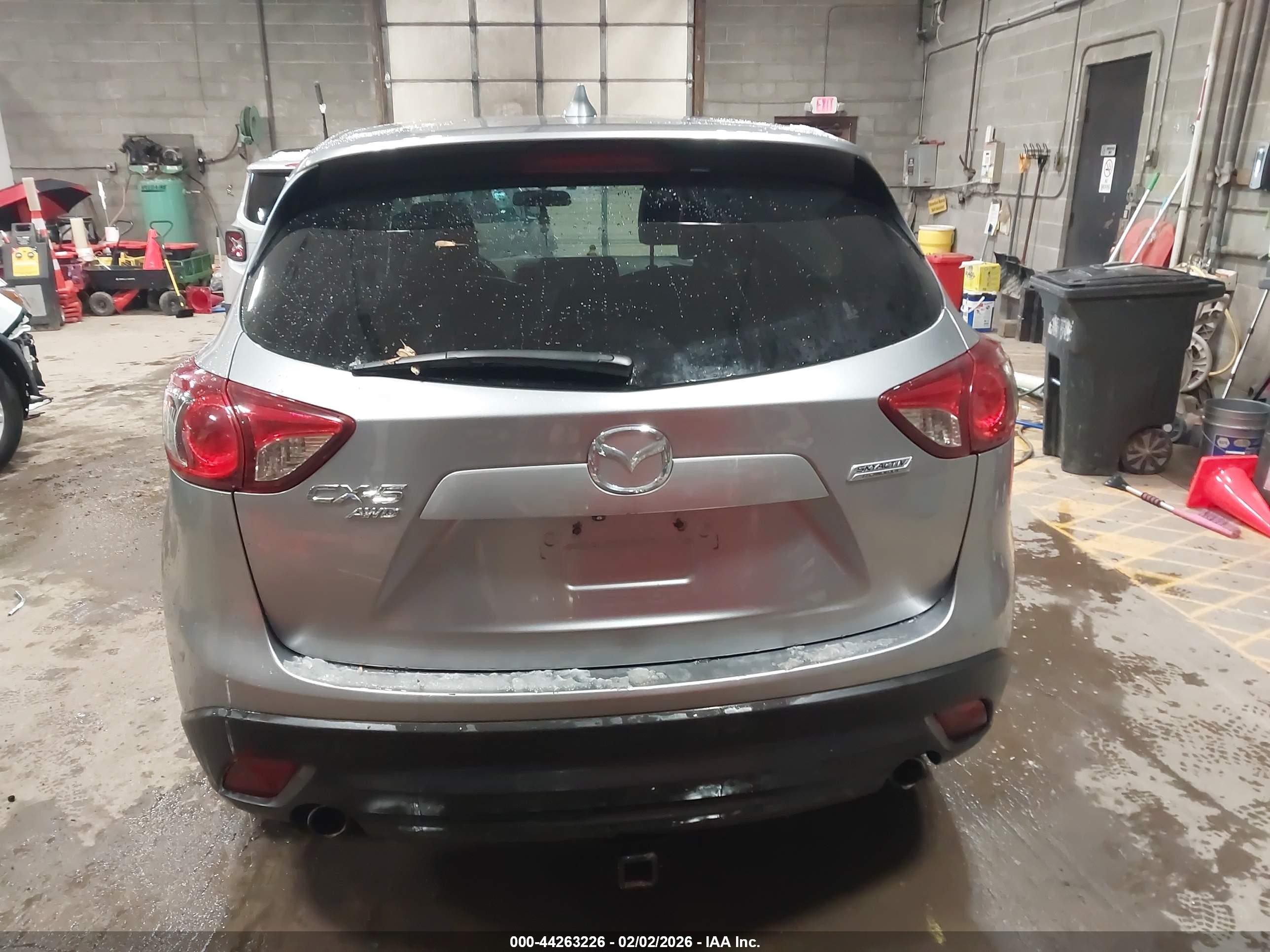 2015 Mazda Cx-5 Grand Touring Gray vin: JM3KE4DY4F0448016