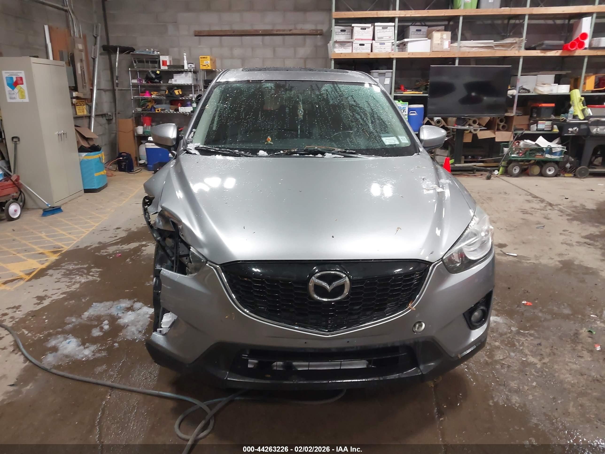 2015 Mazda Cx-5 Grand Touring Gray vin: JM3KE4DY4F0448016