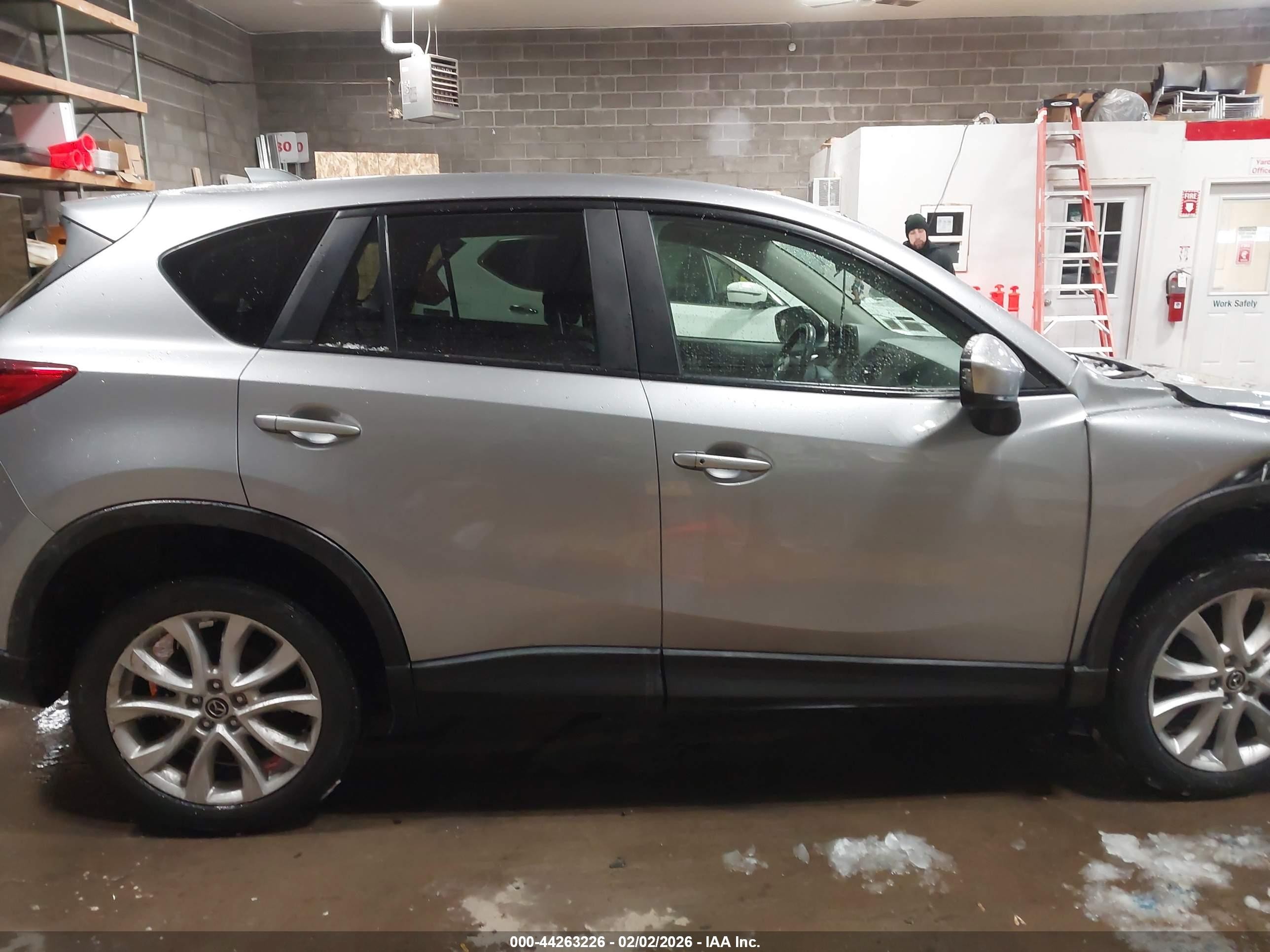 2015 Mazda Cx-5 Grand Touring Gray vin: JM3KE4DY4F0448016