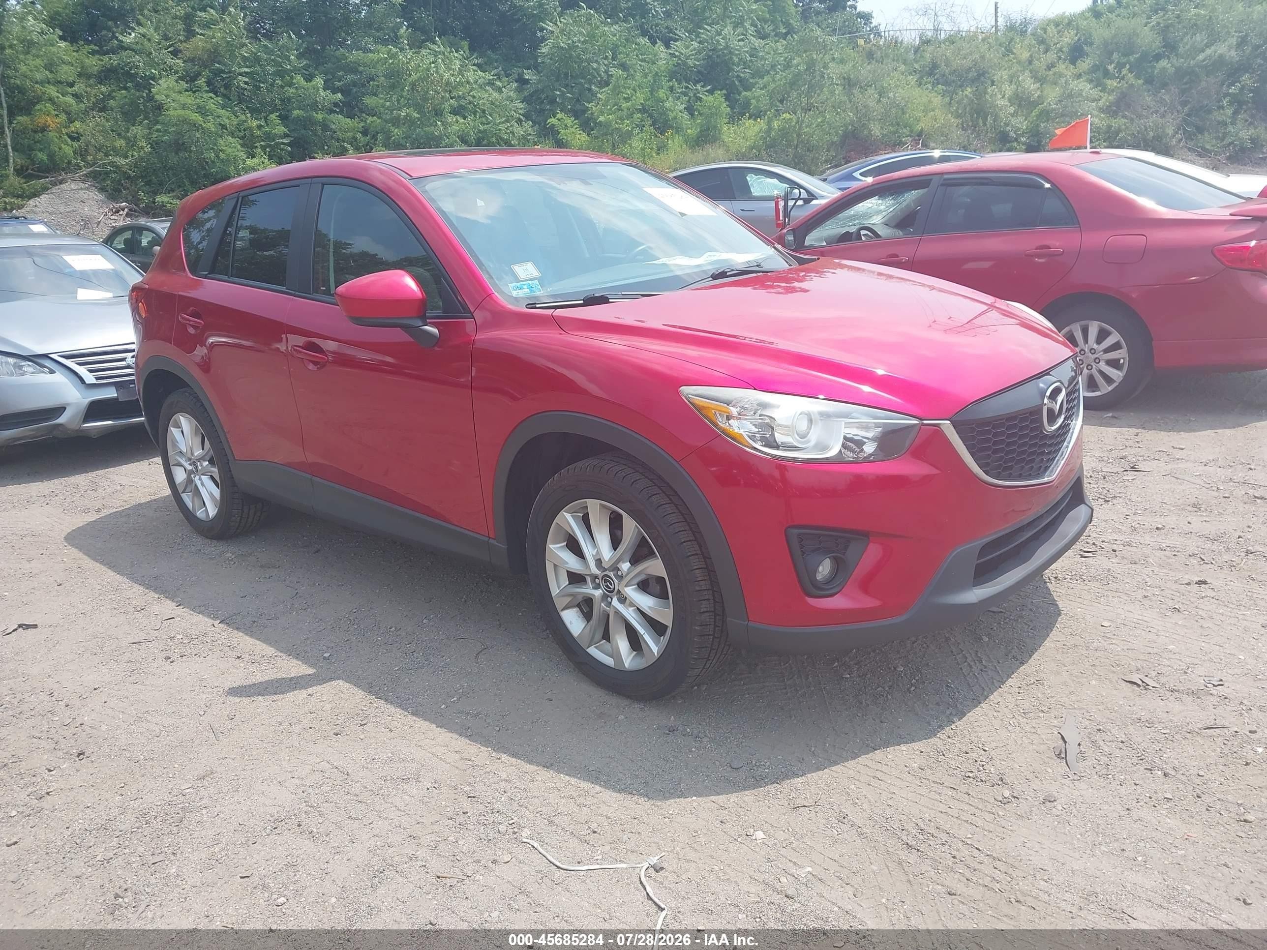 2015 Mazda Cx-5 Grand Touring Red vin: JM3KE4DY4F0460294