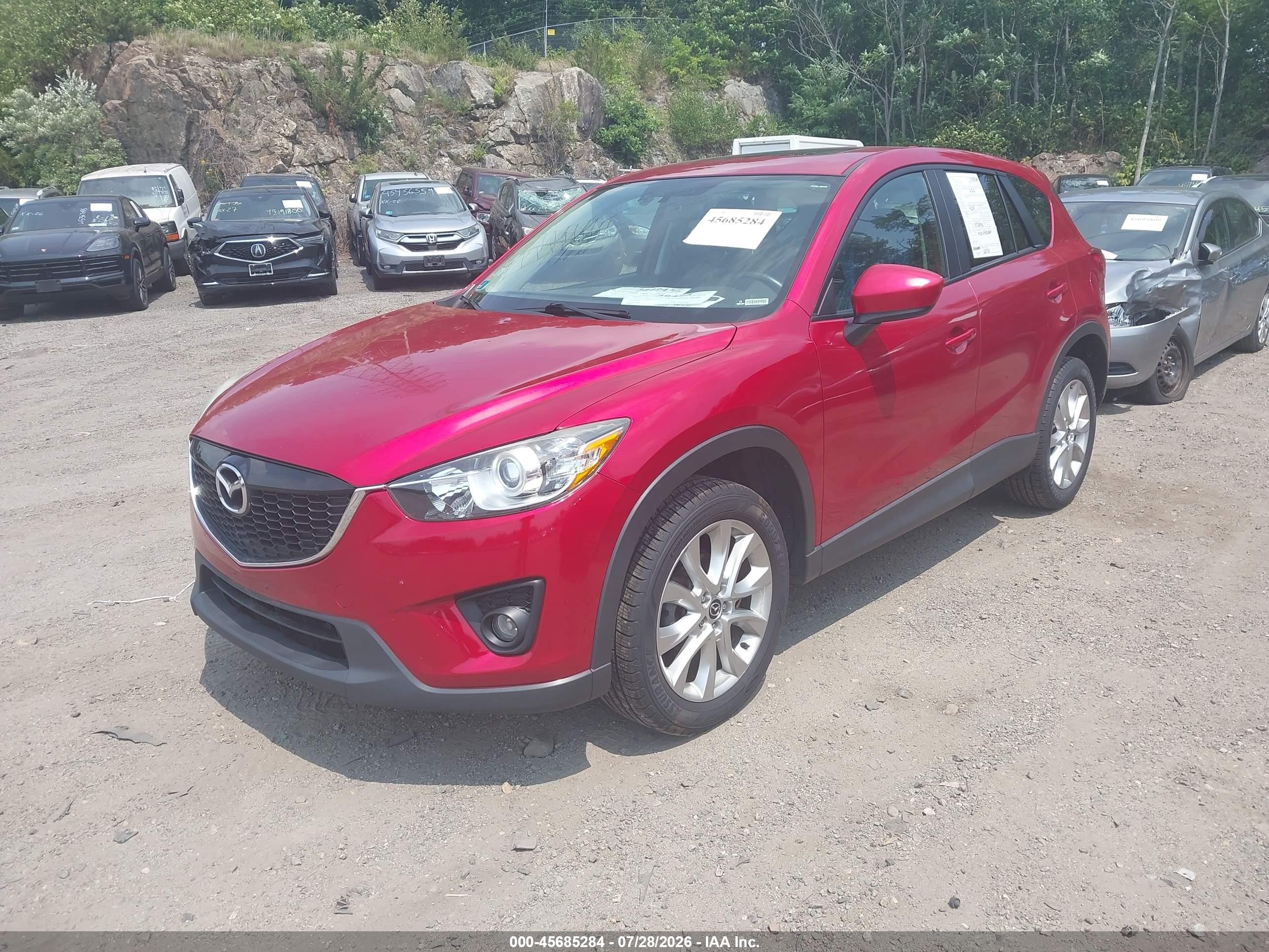 2015 Mazda Cx-5 Grand Touring Red vin: JM3KE4DY4F0460294