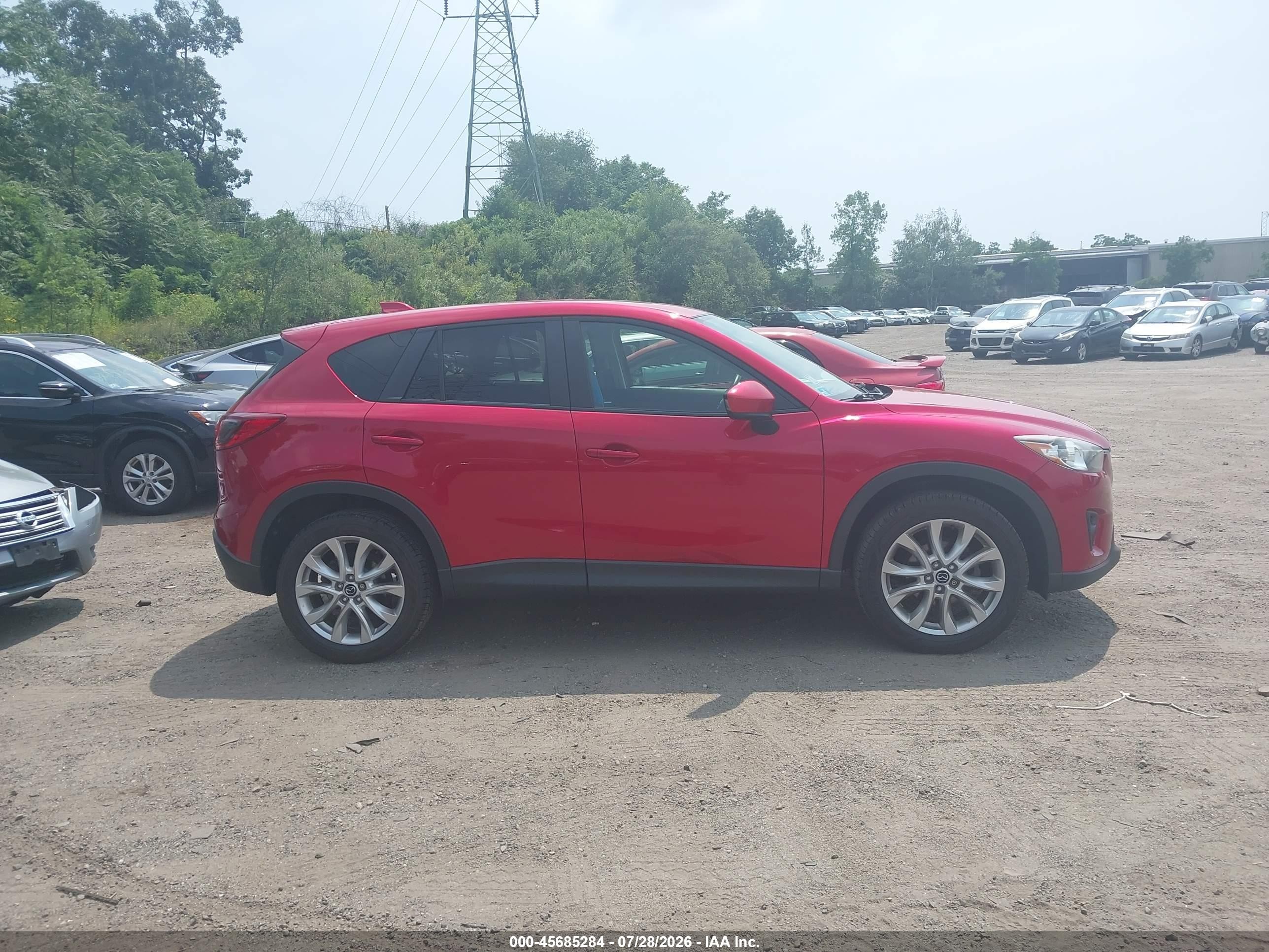 2015 Mazda Cx-5 Grand Touring Red vin: JM3KE4DY4F0460294