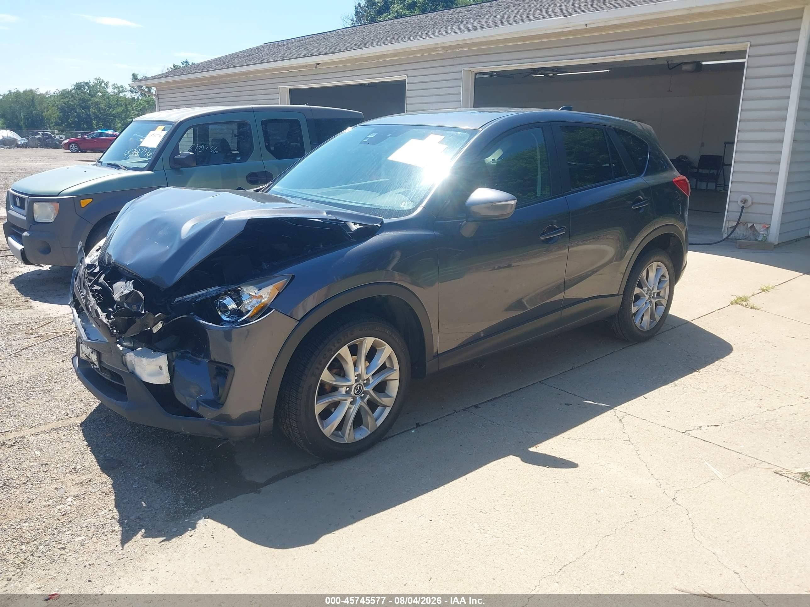 2015 Mazda Cx-5 Grand Touring Gray vin: JM3KE4DY4F0469013
