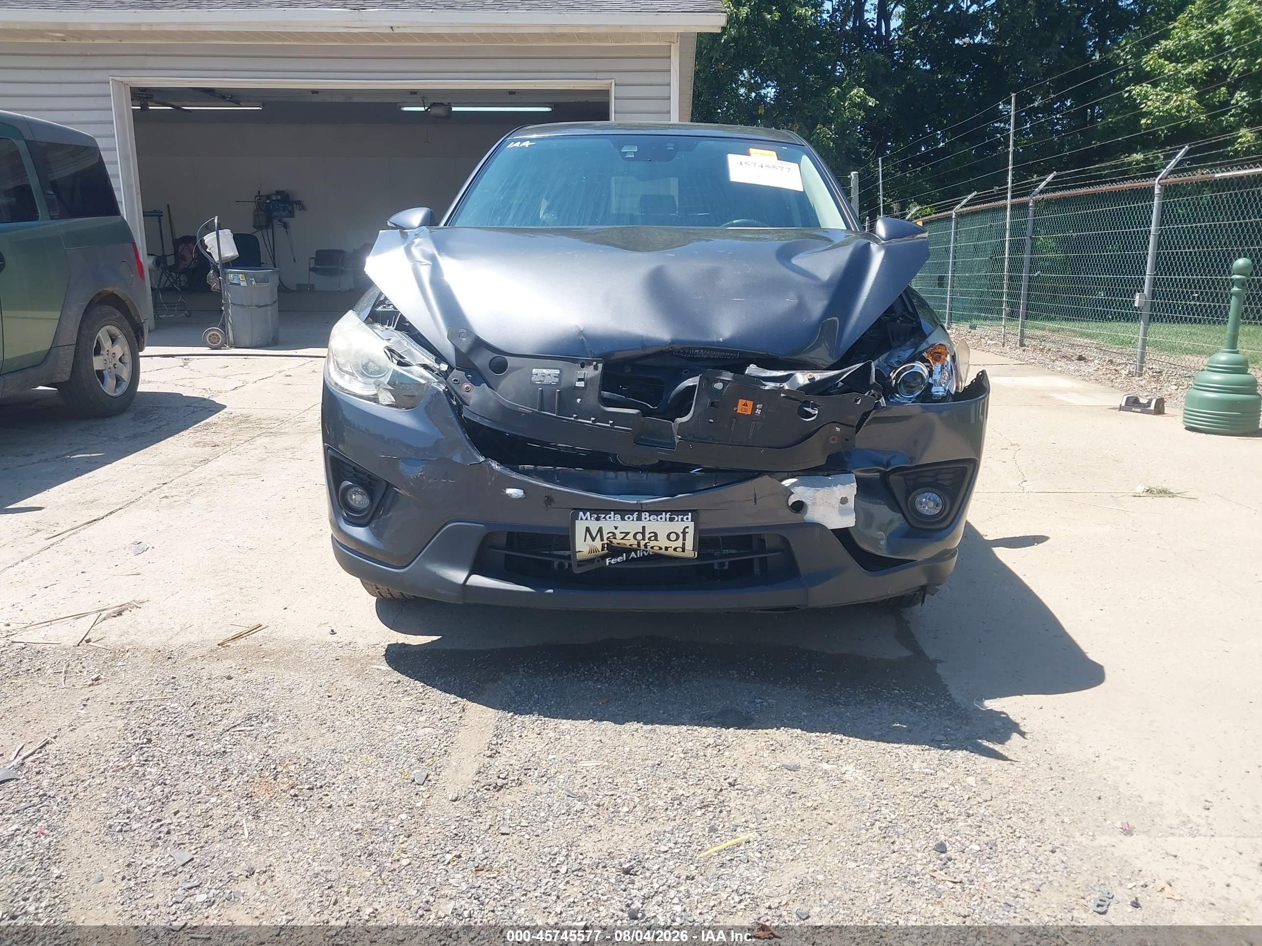 2015 Mazda Cx-5 Grand Touring Gray vin: JM3KE4DY4F0469013