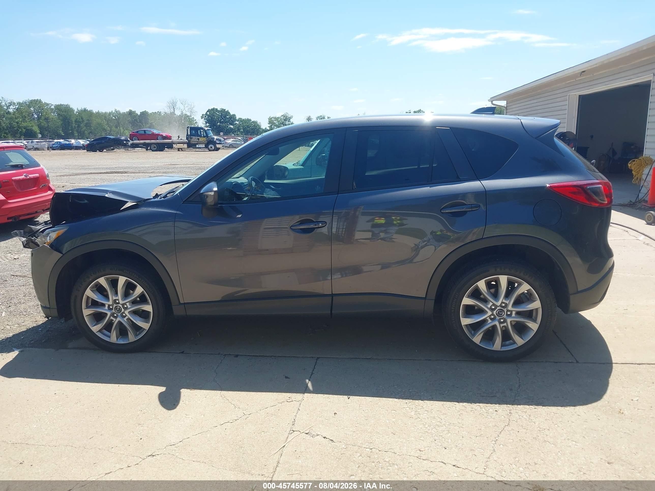 2015 Mazda Cx-5 Grand Touring Gray vin: JM3KE4DY4F0469013