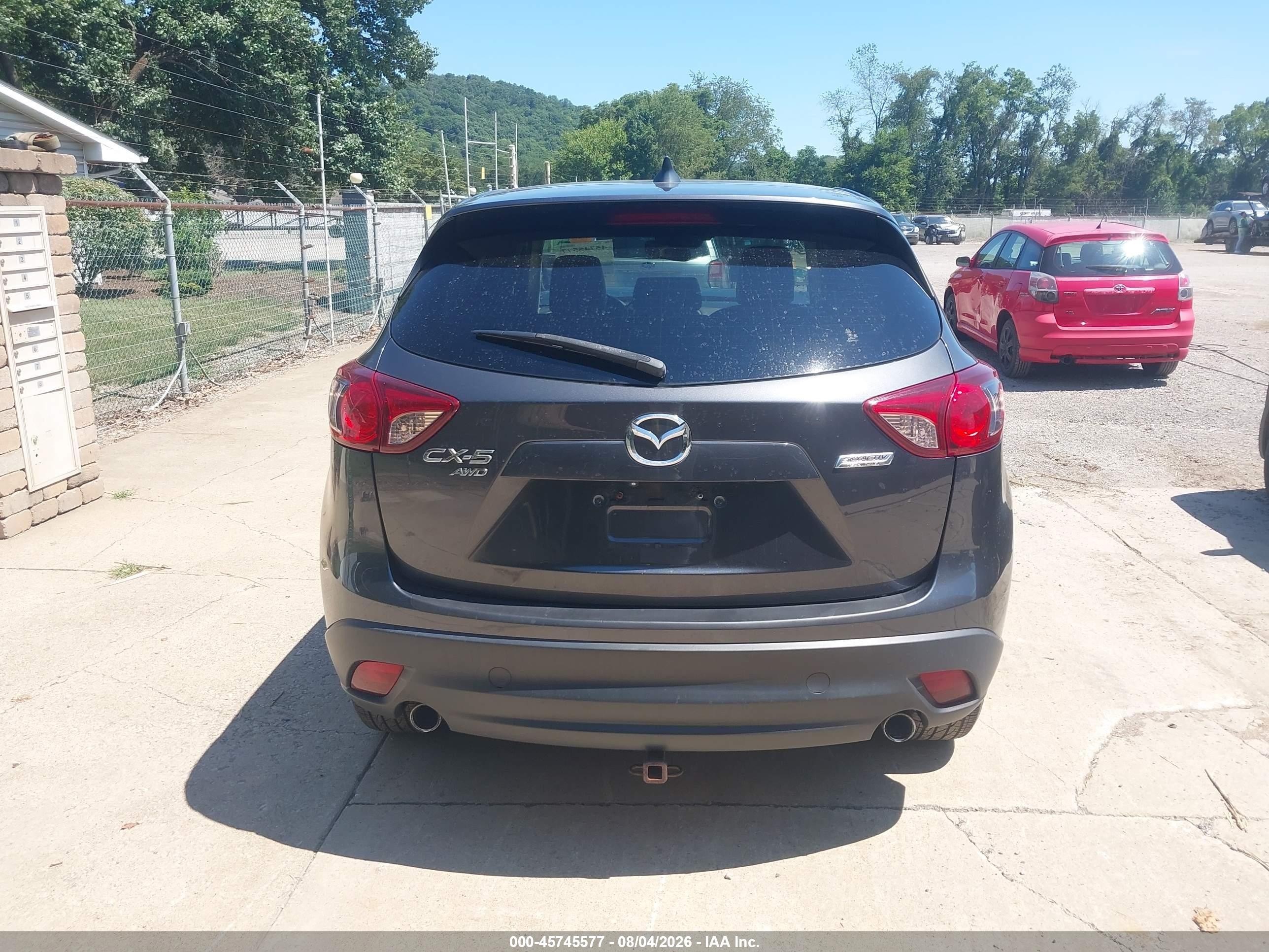 2015 Mazda Cx-5 Grand Touring Gray vin: JM3KE4DY4F0469013