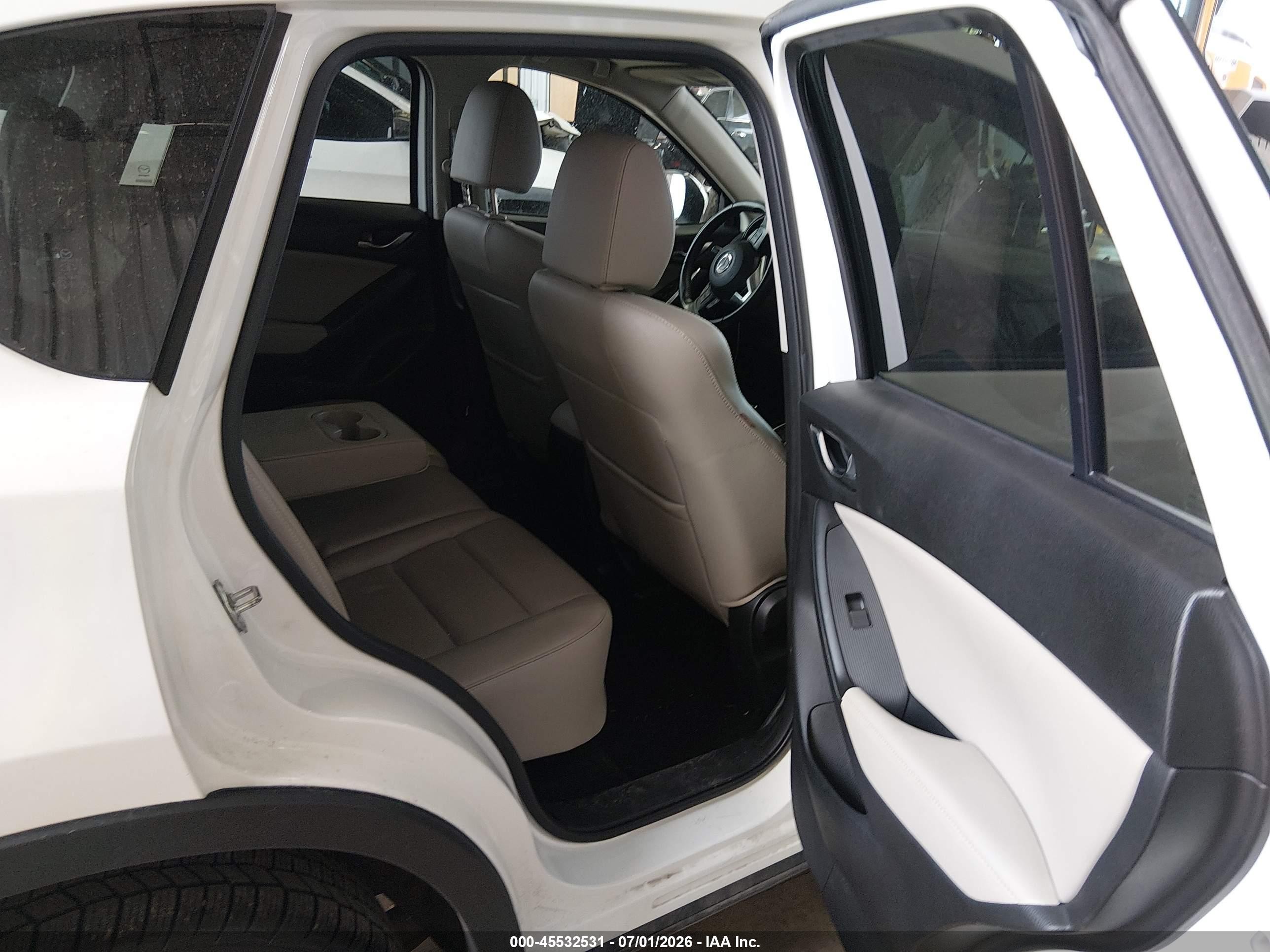 2015 Mazda Cx-5 Grand Touring White vin: JM3KE4DY4F0470176
