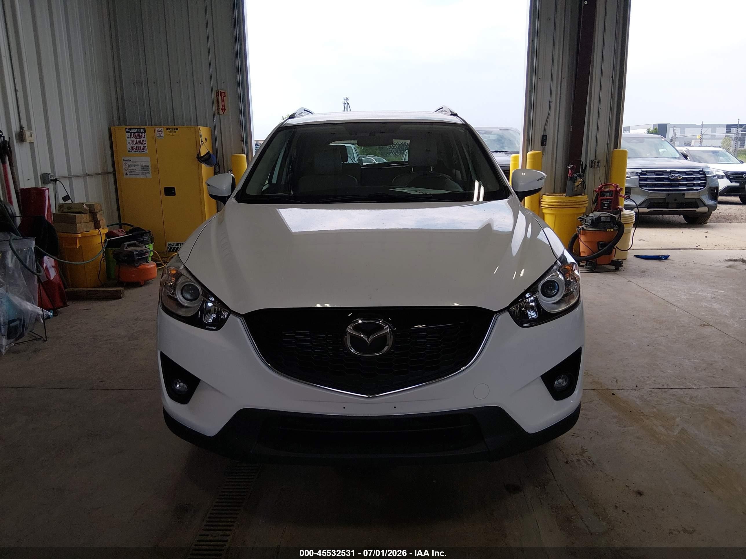 2015 Mazda Cx-5 Grand Touring White vin: JM3KE4DY4F0470176