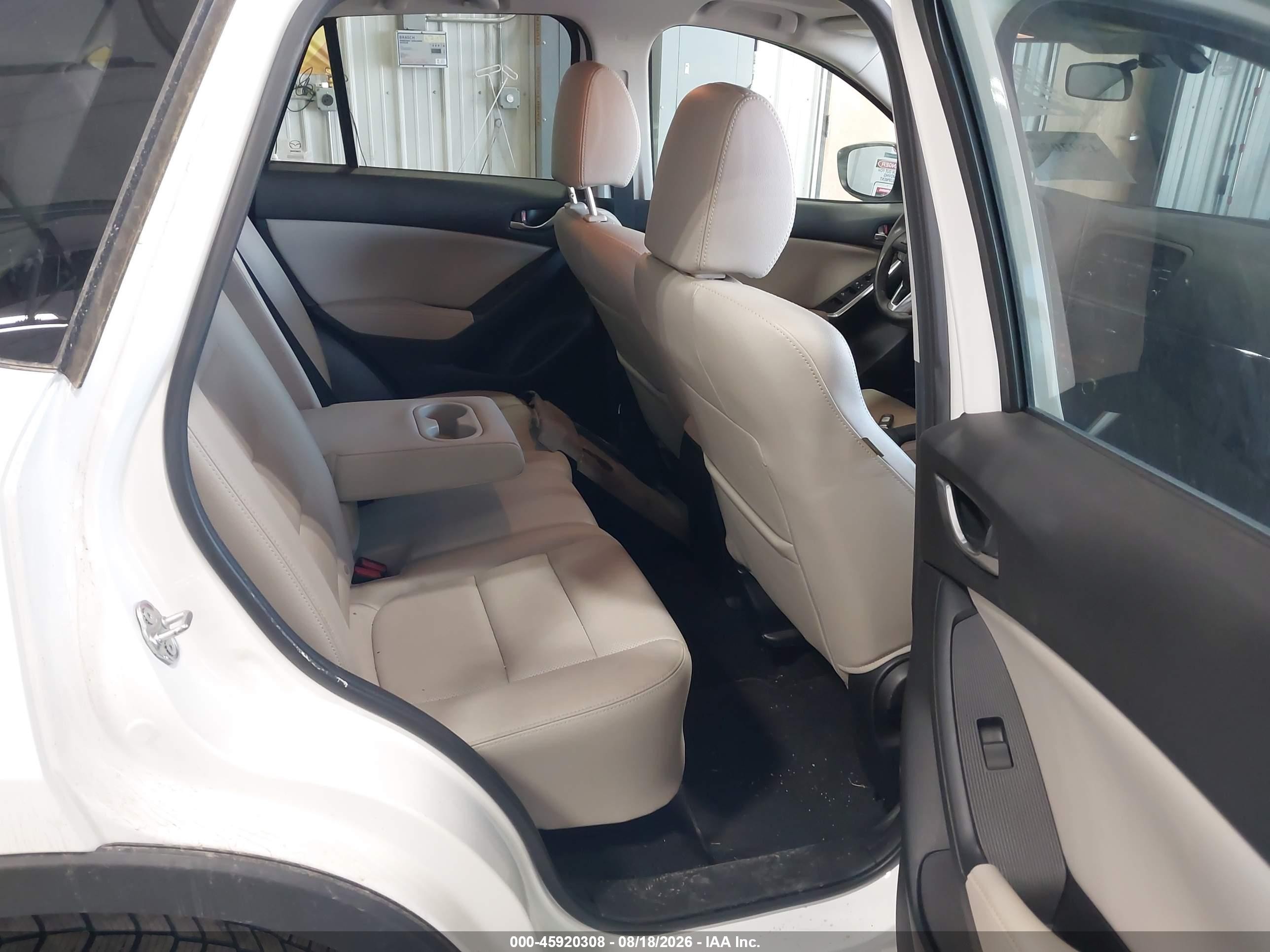 2015 Mazda Cx-5 Grand Touring White vin: JM3KE4DY4F0470176