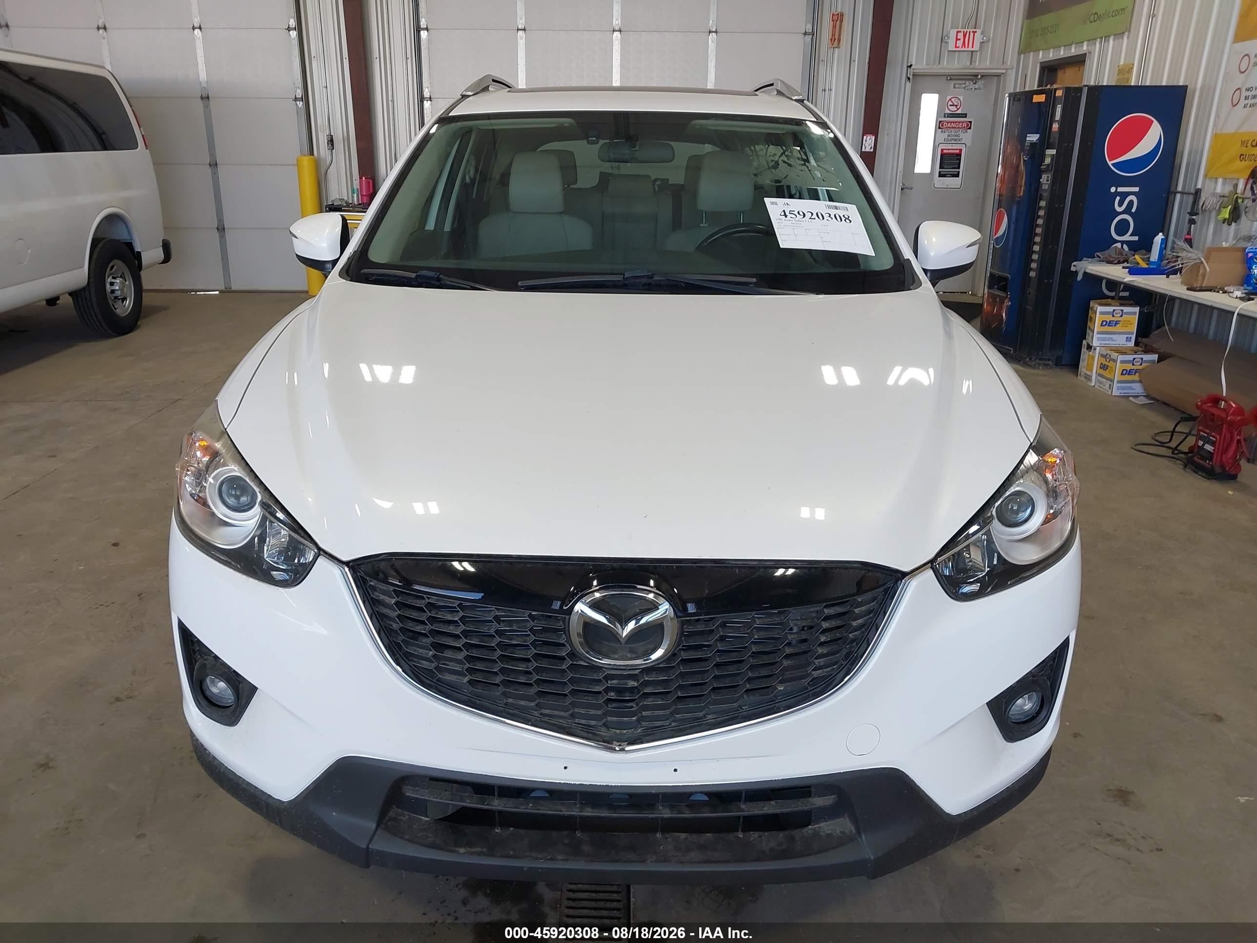 2015 Mazda Cx-5 Grand Touring White vin: JM3KE4DY4F0470176
