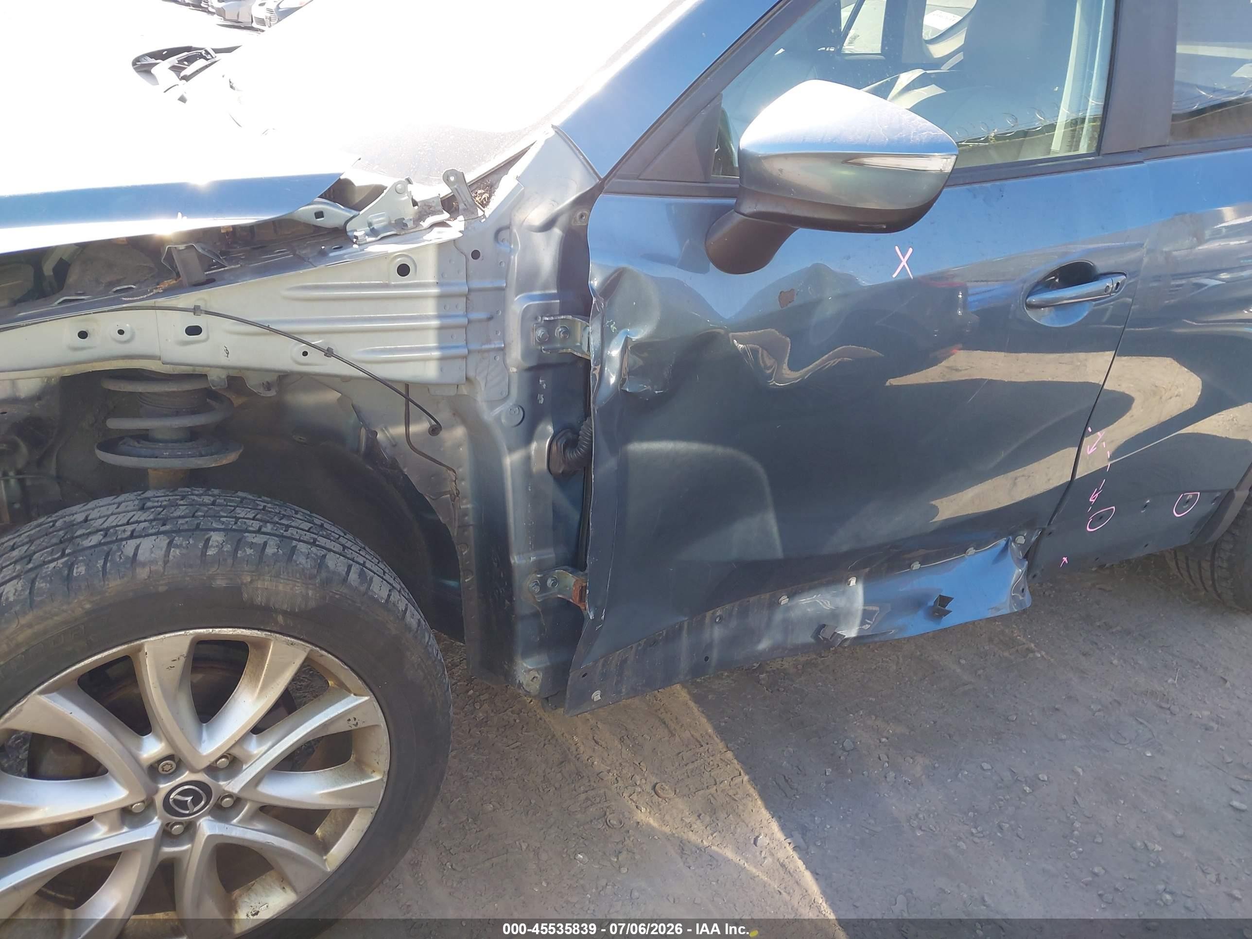 2015 Mazda Cx-5 Grand Touring Синий vin: JM3KE4DY4F0490265