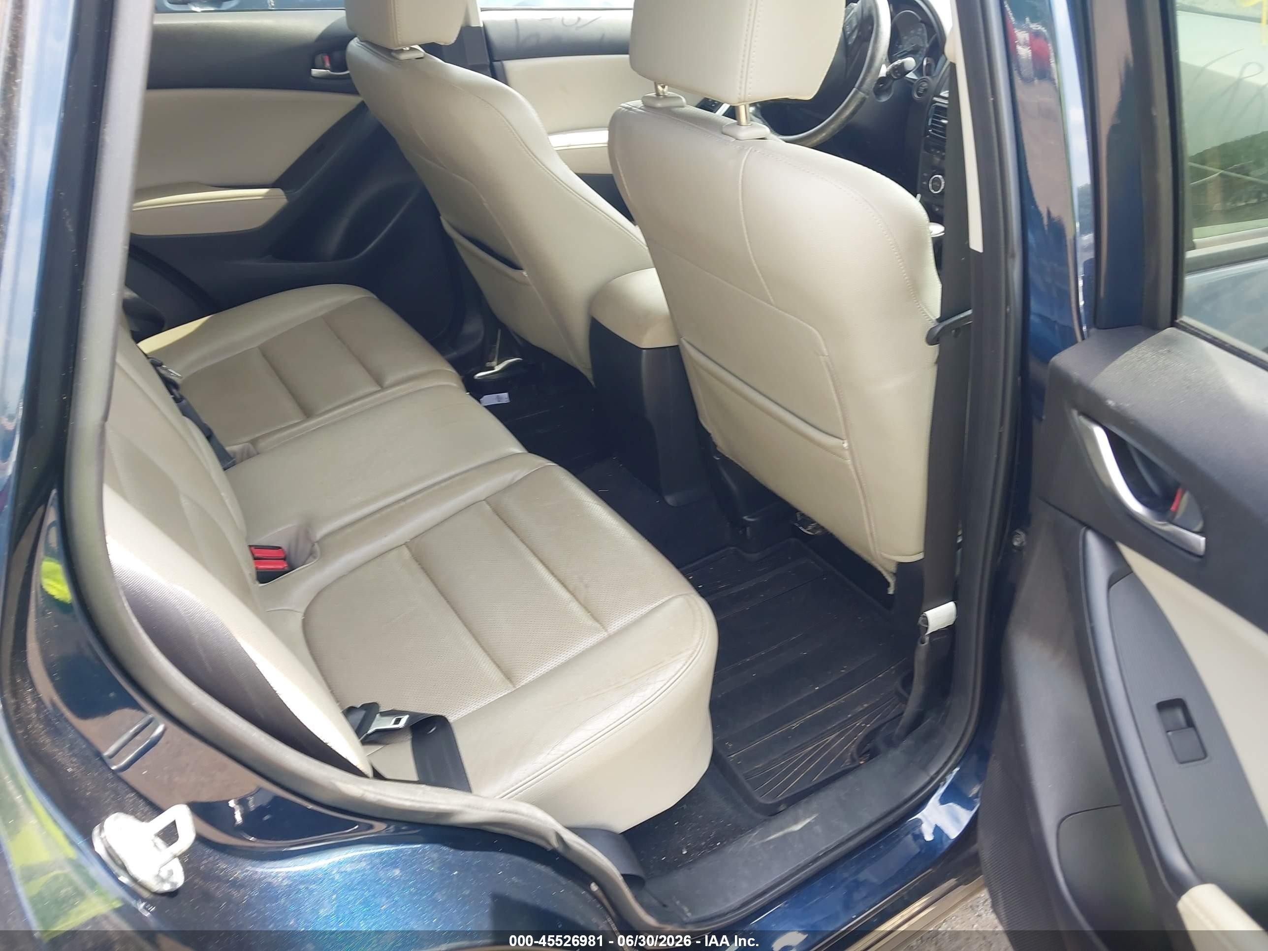 2015 Mazda Cx-5 Grand Touring Blue vin: JM3KE4DY4F0492470
